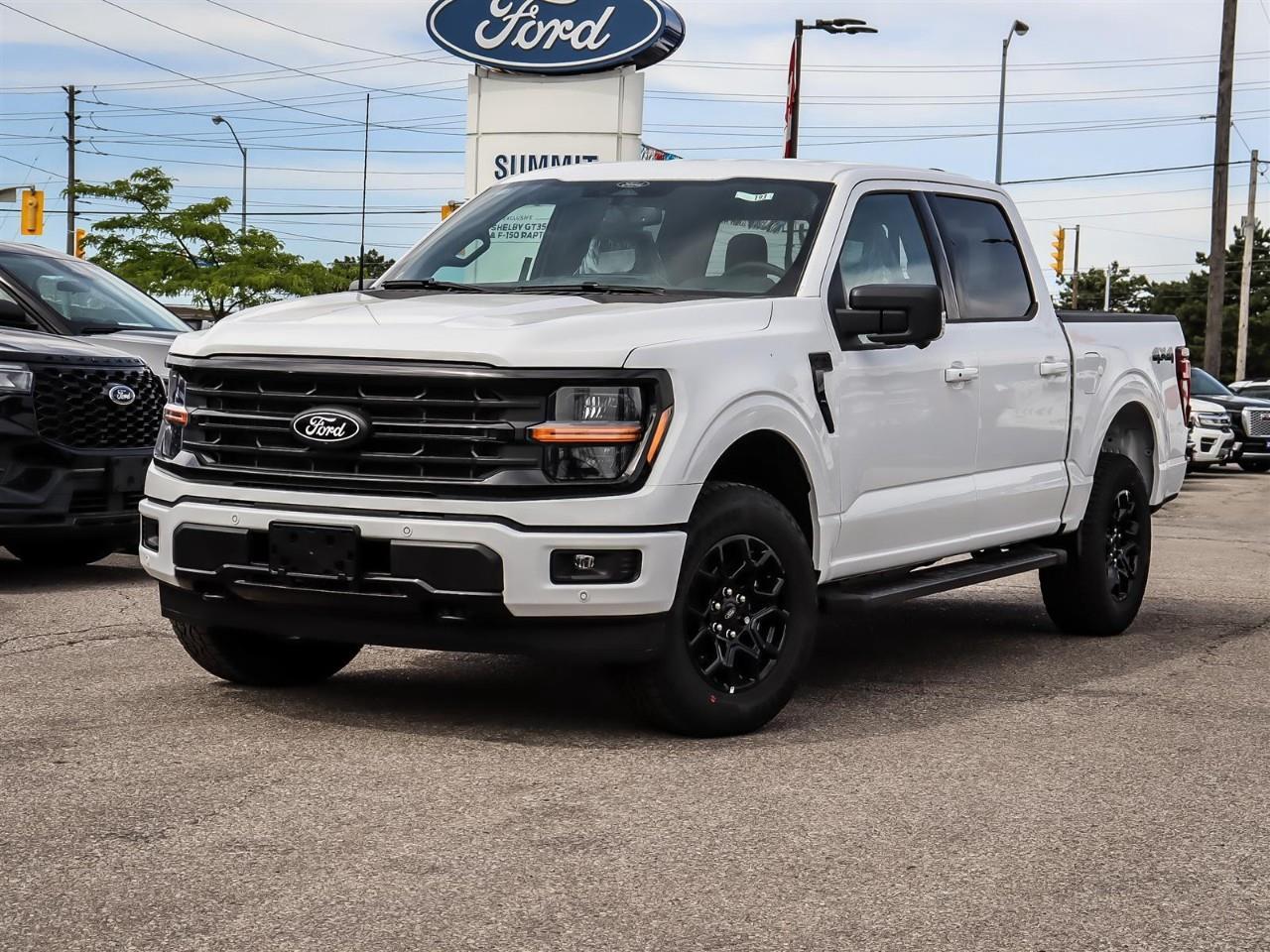<p>The brand new 2026 Ford F-150 XLT, with its eye-catching white exterior and 4×4 drivetrain, offers an engaging driving experience perfect for both city streets and off-road adventures. This robust truck features state-of-the-art handling, making every journey smooth and confident, whether you're commuting or exploring the great outdoors.</p><p>Step inside to discover an interior designed both for comfort and style, featuring plush black sport cloth seats that are as durable as they are stylish. The spacious cabin provides ample room for passengers and gear, making it ideal for family trips or weekend getaways. The sleek lines of the truck and its impressive stance make it a standout on any road.</p><p>Loaded with modern technology, the F-150 XLT comes equipped with a range of convenient and safety features. The center dash-mounted touchscreen provides easy access to smart device integration and satellite radio, ensuring that you stay connected and entertained on every drive. Enhanced with advanced driving modes such as eco, sport, and tow/haul, the electronic 10-speed automatic transmission with SelectShift handles any terrain with ease. Safety is paramount, with features like lane assist, brake assist, and parking sensors accompanying you on every journey.</p><p>This truck is perfect for professionals who need a reliable workhorse, families who enjoy outdoor adventures, or anyone looking for a dependable vehicle with advanced technology. Contact Summit Ford today to learn how you can make the 2026 Ford F-150 XLT yours.</p>