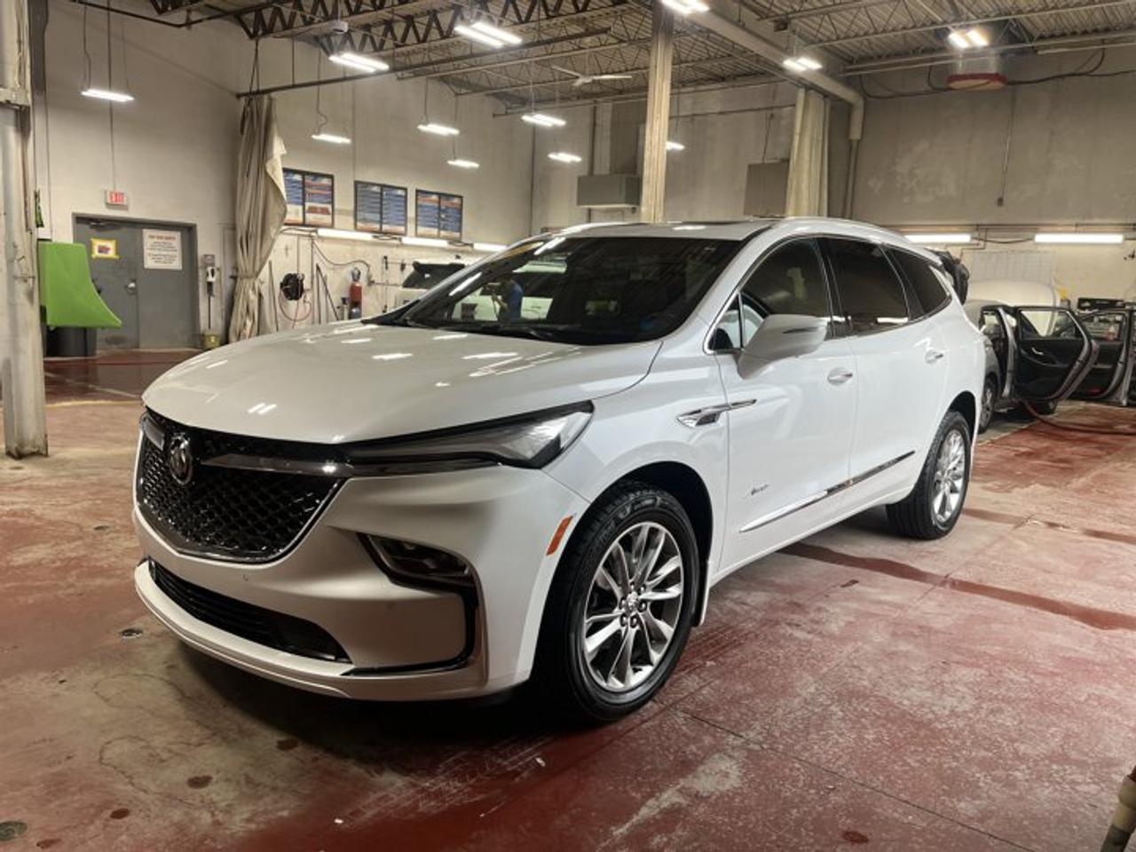 CARFAX Canada No Reported AccidentsWhite Frost Tricoat 2024 Buick Enclave Avenir AWD 9-Speed Automatic 3.6L V6 SIDI VVTAWD, 10 Speakers, 3.49 Final Drive Axle Ratio, 3rd row seats: split-bench, 4-Wheel Disc Brakes, 5000 lbs Trailering Package, 6-Way Power Front Passenger Seat Adjuster, 7-Passenger Seating, 8-Way Power Driver Seat Adjuster, ABS brakes, Air Conditioning, Alloy wheels, AM/FM radio: SiriusXM with 360L, Auto High-beam Headlights, Auto tilt-away steering wheel, Auto-dimming door mirrors, Auto-dimming Rear-View mirror, Automatic temperature control, Avenir Technology Package, Bose Performance-Enhanced Premium 10-Speaker Syst, Brake assist, Bumpers: body-colour, Chassis Continuously Variable Real Time Damping, Compass, Delay-off headlights, Driver 4-Way Power Lumbar Seat Adjuster, Driver door bin, Driver vanity mirror, Dual front impact airbags, Dual front side impact airbags, Electronic Stability Control, Emergency communication system: OnStar and Buick connected services capable, Engine Block Heater, Enhanced Avenir Design Headlamps, Exterior Parking Camera Rear, Four wheel independent suspension, Front anti-roll bar, Front Bucket Seats, Front dual zone A/C, Front Passenger 4-Way Power Lumbar Seat Adjuster, Front reading lights, Fully automatic headlights, Garage door transmitter, Heads-Up Display, Heated door mirrors, Heated Driver & Front Passenger Seats, Heated front seats, Heated rear seats, Heated steering wheel, Heavy-Duty Cooling System, Hitch Guidance, Hitch Guidance w/Hitch View, Illuminated entry, Leather steering wheel, Low tire pressure warning, Memory seat, Navigation System, Occupant sensing airbag, Outside temperature display, Overhead airbag, Overhead console, Panic alarm, Passenger door bin, Passenger vanity mirror, Perforated Leather-Appointed Seat Trim, Power door mirrors, Power driver seat, Power Liftgate, Power moonroof, Power passenger seat, Power steering, Power windows, Preferred Equipment Group 1SP, Premium audio system: Buick Infotainment System, Premium Ride Suspension, Radio data system, Radio: Buick Infotainment Sys AM/FM Stereo w/Nav, Rain sensing wipers, Rear air conditioning, Rear anti-roll bar, Rear reading lights, Rear window defroster, Rear window wiper, Remote keyless entry, Security system, SiriusXM w/360L, Speed control, Speed-sensing steering, Spoiler, Steering wheel memory, Steering wheel mounted audio controls, Tachometer, Telescoping steering wheel, Tilt steering wheel, Traction control, Trip computer, Turn signal indicator mirrors, Variably intermittent wipers, Vehicle Health Management, Ventilated Driver & Front Passenger Seats, Ventilated front seats, Wheels: 20 w/Pearl Nickel Finish, Wireless Apple CarPlay/Wireless Android Auto.At Steele GMC Buick Fredericton, were proud to be your Used Car Mega Center serving drivers all across Atlantic Canada from Fredericton, Oromocto, New Maryland, Woodstock, Saint John, and Moncton in New Brunswick, to Nova Scotia, Prince Edward Island, and Newfoundland. Our inventory features all makes and models of used cars, trucks, SUVs, and vans, giving you the best selection in the region. Whether you need a fuel-efficient sedan, a family SUV, or a rugged pickup, youll find it right here at Steele GMC Buick Fredericton. With our Market Value Pricing, every vehicle is priced based on real-time market conditions, ensuring you get the best possible deal without the hassle of negotiating. We keep pricing transparent and competitive so you can shop with total confidence. No matter your credit situation good, bad, or no credit at all youre approved. Our finance experts work with lenders across Atlantic Canada to find the best terms for your budget, including second-chance financing, newcomer programs, and credit rebuilding solutions. As part of Steele Auto Group, Atlantic Canadas most diversified automotive group with 47 dealerships representing 27 brands, we offer unmatched selection, buying powe