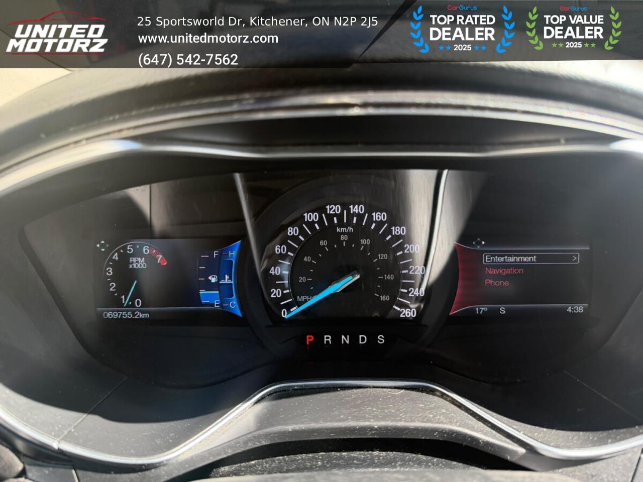 2017 Ford Fusion Titanium~SAFETY CERTIFIED~NO ACCIDENTS~ LOW KMS~ Photo