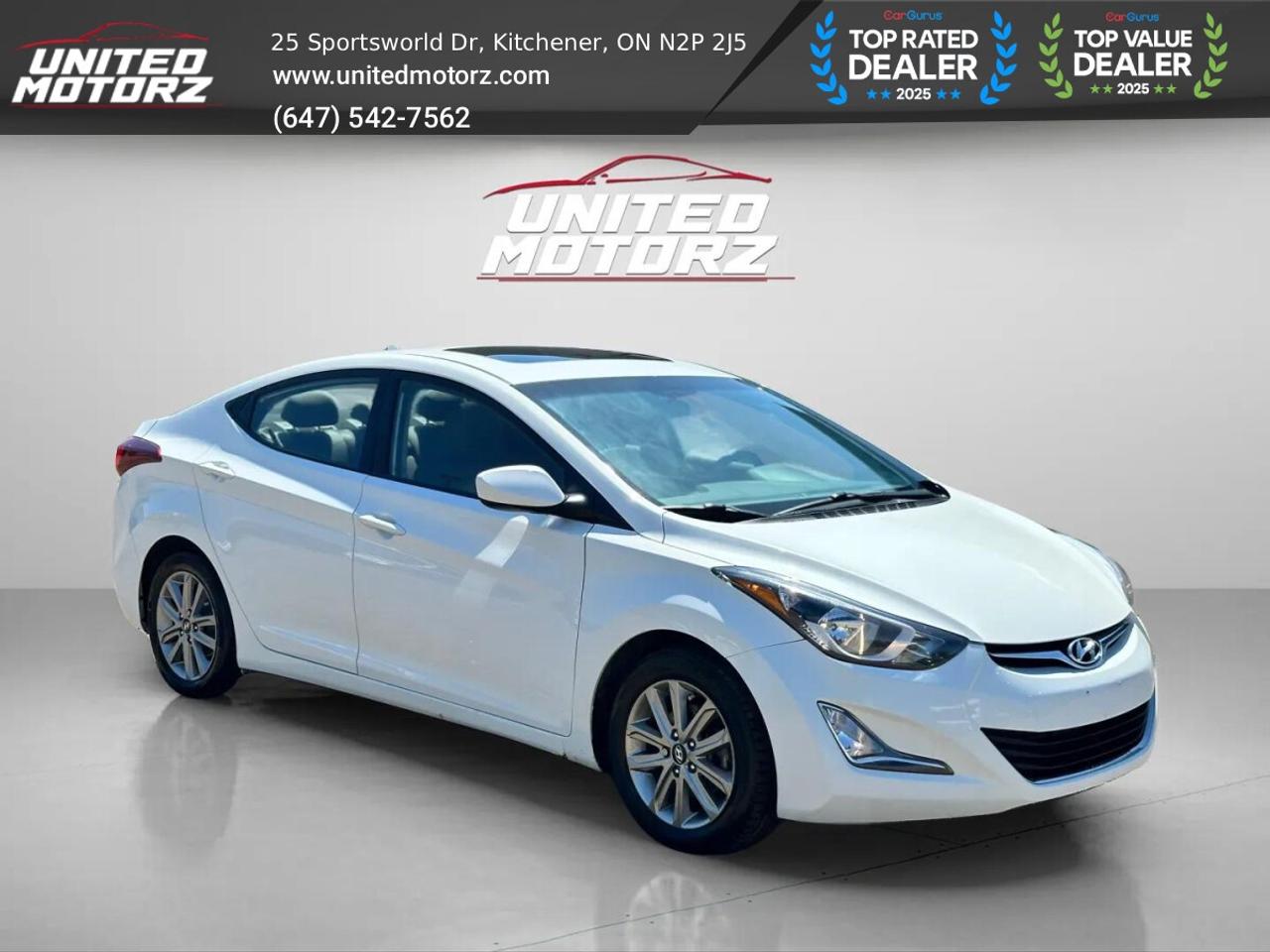 2014 Hyundai Elantra GLS ~SAFETY CERTIFIED~ LOW KM'S~ ONE OWNER~ Photo