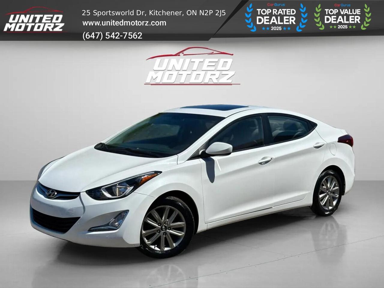 2014 Hyundai Elantra GLS ~SAFETY CERTIFIED~ LOW KM'S~ ONE OWNER~ Photo0