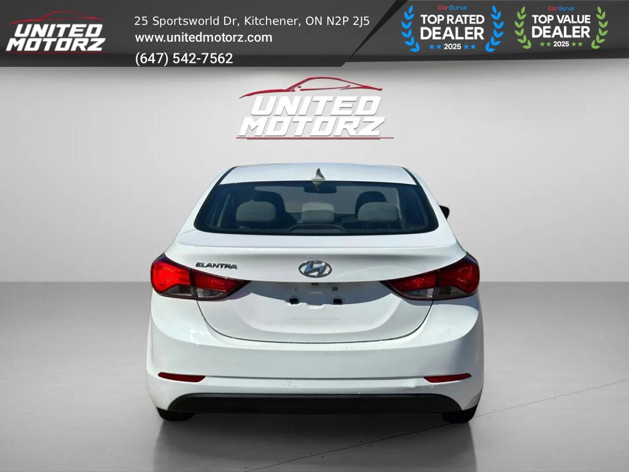 2014 Hyundai Elantra GLS ~SAFETY CERTIFIED~ LOW KM'S~ ONE OWNER~ Photo
