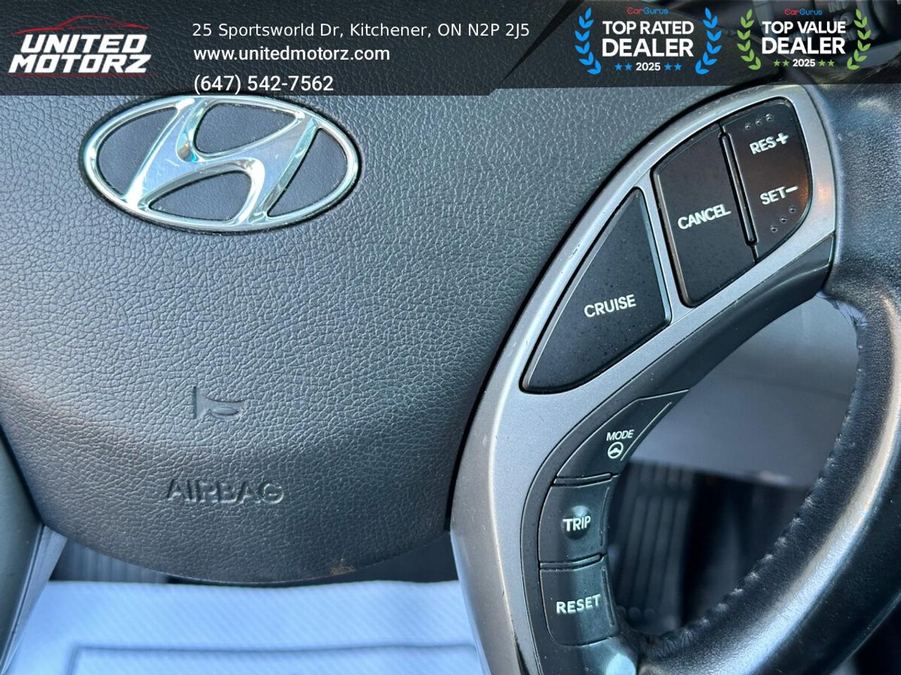 2014 Hyundai Elantra GLS ~SAFETY CERTIFIED~ LOW KM'S~ ONE OWNER~ Photo