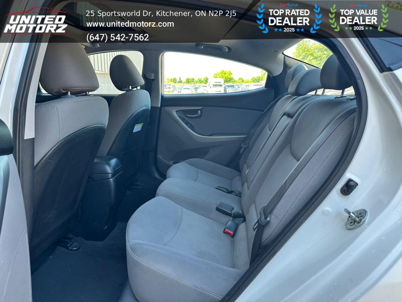 2014 Hyundai Elantra GLS ~SAFETY CERTIFIED~ LOW KM'S~ ONE OWNER~ Photo