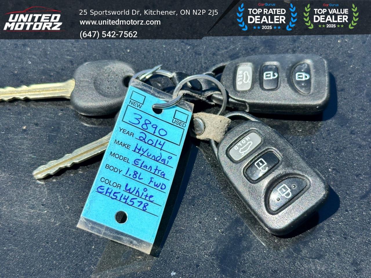 2014 Hyundai Elantra GLS ~SAFETY CERTIFIED~ LOW KM'S~ ONE OWNER~ Photo