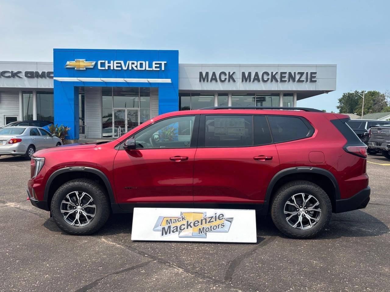 2026 GMC Acadia AT4 New Rugged 7 Passenger AWD SUV with Heated Front Seats, Heated Second Row Outboard Seats, Heated Steering Wheel, Rainsense Wipers with Heated Wiper Park, Adaptive Cruise Control, Hands Free Power Lift Photo