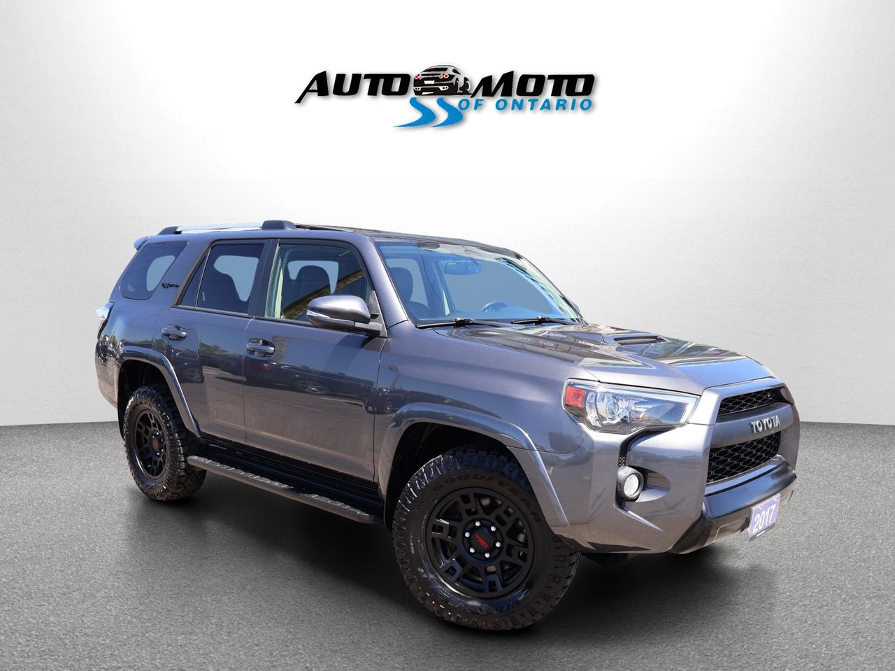 Used 2017 Toyota 4Runner TRD-PRO 4WD CERTIFIED CAMERA NAV BLUETOOTH LEATHER HEATED SEATS SUNROOF CRUISE ALLOYS for sale in Burlington, ON