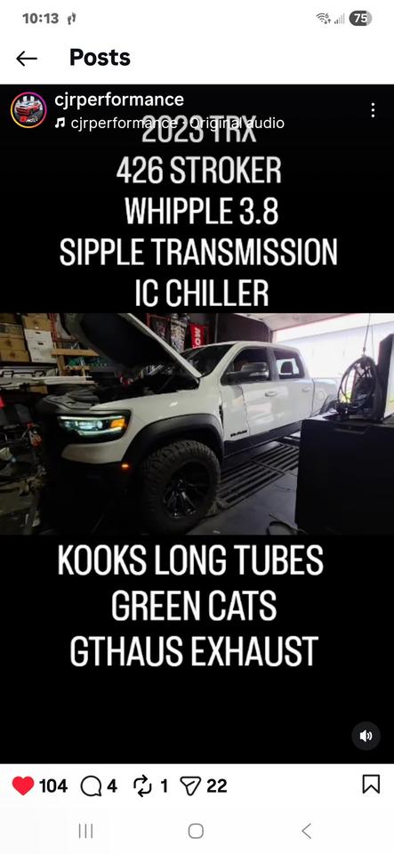 2022 RAM 1500 TRX *PRICED USD**BUILT BY CJR PERFORMANCE* Photo
