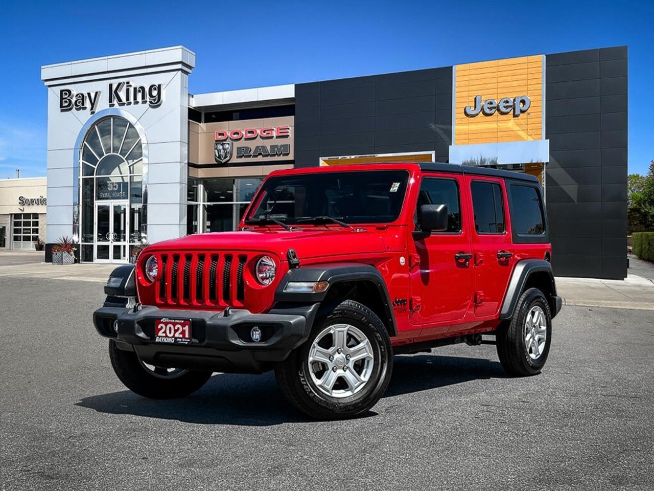 2021 Jeep WRANGLER UNLIMITED Sport   S   6-SPEED MANUAL   HEATED SEATS   HEATED Photo