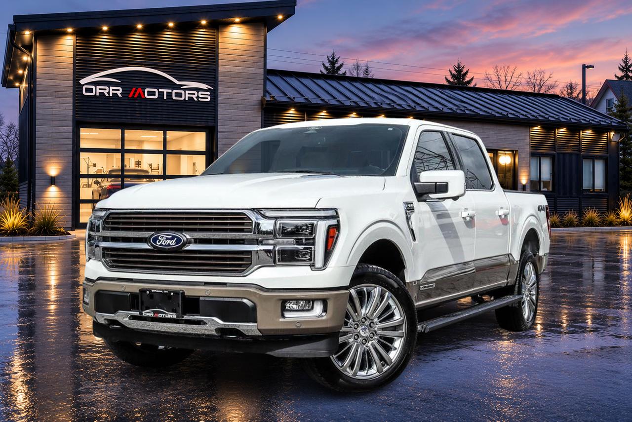 White 2025 Ford F-150 Pickup Truck Four-Wheel Drive Automatic