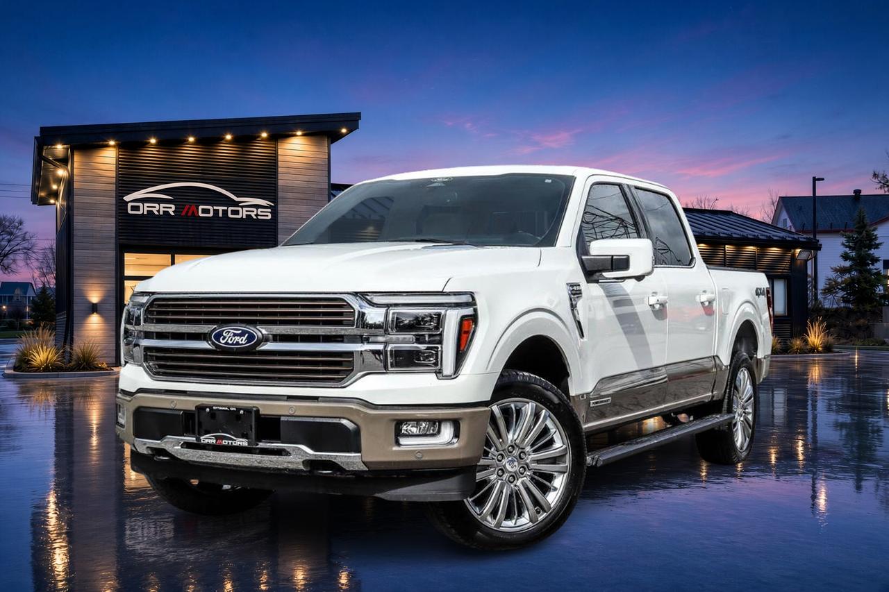 White 2025 Ford F-150 Pickup Truck Four-Wheel Drive Automatic