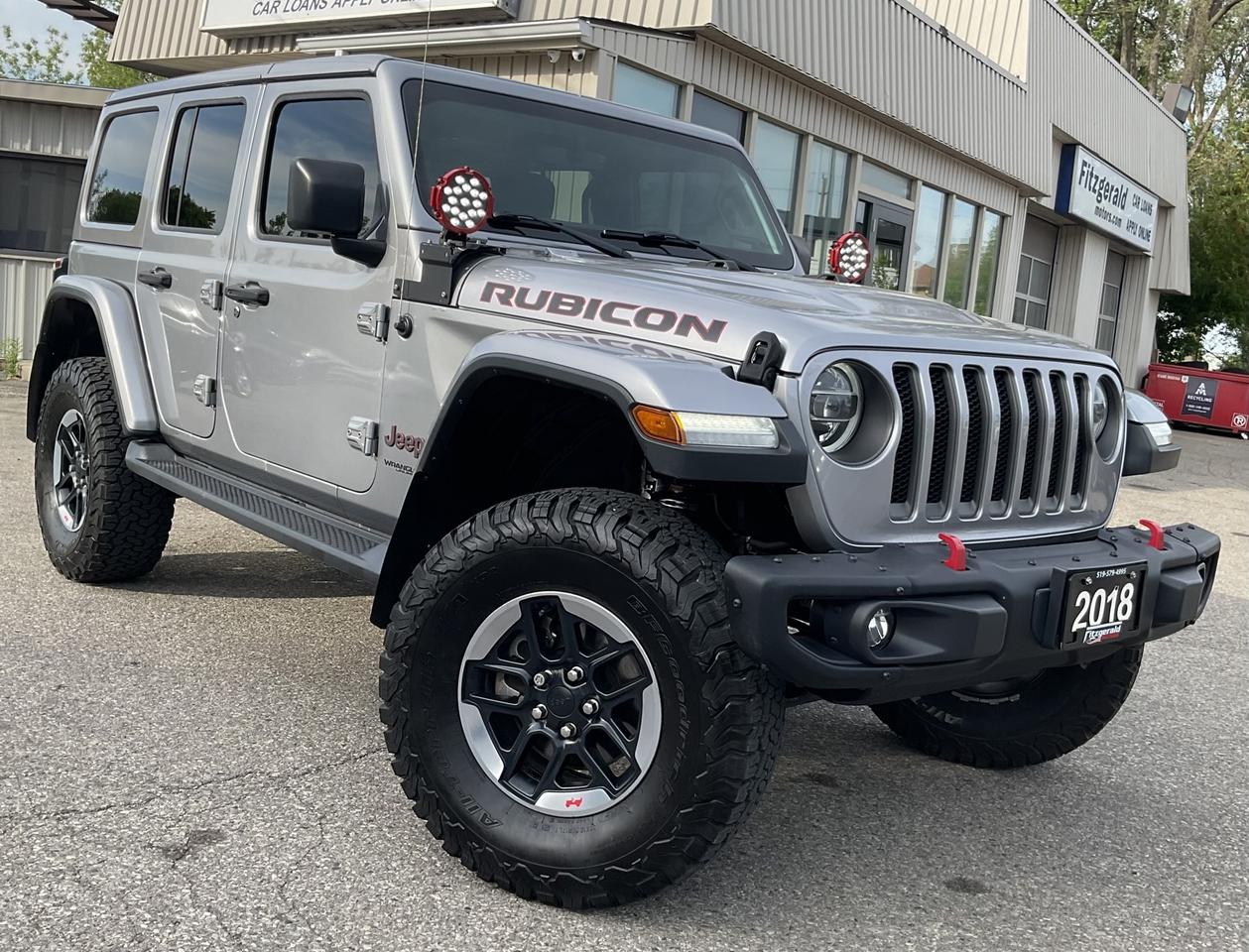 2018 Jeep WRANGLER UNLIMITED Rubicon - LEATHER! NAV! BACK-UP CAM! BSM! Photo0