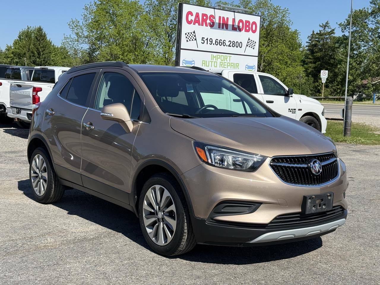 <p>2019 BUICK ENCORE PREFERRED!</p><p>Safety inspection included in the full asking price // Carfax available // No accidents!</p><p>Compact, comfortable, and fuel efficient, this 2019 Buick Encore is powered by a reliable 4cylinder engine and offers a smooth, quiet ride. Equipped with modern features, a spacious interior, and excellent versatility, its the perfect SUV for commuting and everyday driving</p><p data-start=139 data-end=305><strong>CARS IN LOBO LTD.&nbsp; &ndash; Your trusted pre-owned vehicle destination!</strong></p><p>&nbsp;</p><p data-start=139 data-end=305><strong>Located at 6355 Egremont Dr, Komoka, ON N0L 1R0 &mdash; just 7 km west of Hyde Park Rd. Heading west on Fanshawe Park Rd as it becomes Egremont Dr, you&rsquo;ll find us at the traffic lights on the corner of Egremont Dr & Narin Rd in Middlesex county township of Lobo.&nbsp;</strong></p><p>&nbsp;</p><p data-start=139 data-end=305><strong>Serving London, Ontario/Middlesex County for over 10 years. A registered member of the UCDA (Used Car Dealers Association of Ontario) and fully licensed with OMVIC (Ontario Motor Vehicle Industry Council).</strong></p><p>&nbsp;</p><hr><p>&nbsp;</p><p data-start=139 data-end=305><strong><span style=font-size: 14pt;>CARS IN LOBO LTD. (Buy - Sell - Trade - Finance)&nbsp; </span><span style=font-size: 14pt;>Office#&nbsp; 519 666 2800 </span><span style=font-size: 14pt;>TEXT# 519 630 6660</span></strong></p><p>&nbsp;</p><hr><p>&nbsp;</p><p data-start=312 data-end=770><strong>- /Quality, locally sourced pre-owned vehicles at a competitive price<br>- /Safety certification Inspection included at the Full Asking Price! (unless listed otherwise)</strong><br><strong>- /We take all trade ins at a competitive & fair value&nbsp;</strong><br><strong>- /We buy cars outright with no purchase&nbsp;necessary</strong><br data-start=352 data-end=355><strong>- /CARFAX reports available on all cars</strong><br data-start=462 data-end=465><strong>- /Extended warranty options available</strong><br data-start=590 data-end=593><strong>- /Financing options available</strong><br data-start=642 data-end=645><strong>- /We register & plate your vehicle for you (Licensing Extra)</strong><br data-start=714 data-end=717><strong>- /No hidden fees. No pressure. Easy going team that is here to help.&nbsp;</strong></p><p>&nbsp;</p><p data-start=777 data-end=908><strong>Message us anytime or feel free to drop by! We are here to help make your next vehicle purchase simple and stress-free. -> OPEN 6 DAYS WEEK MONDAY - SATURDAY&nbsp;</strong></p><p>&nbsp;</p><p data-start=777 data-end=908>&nbsp;</p>