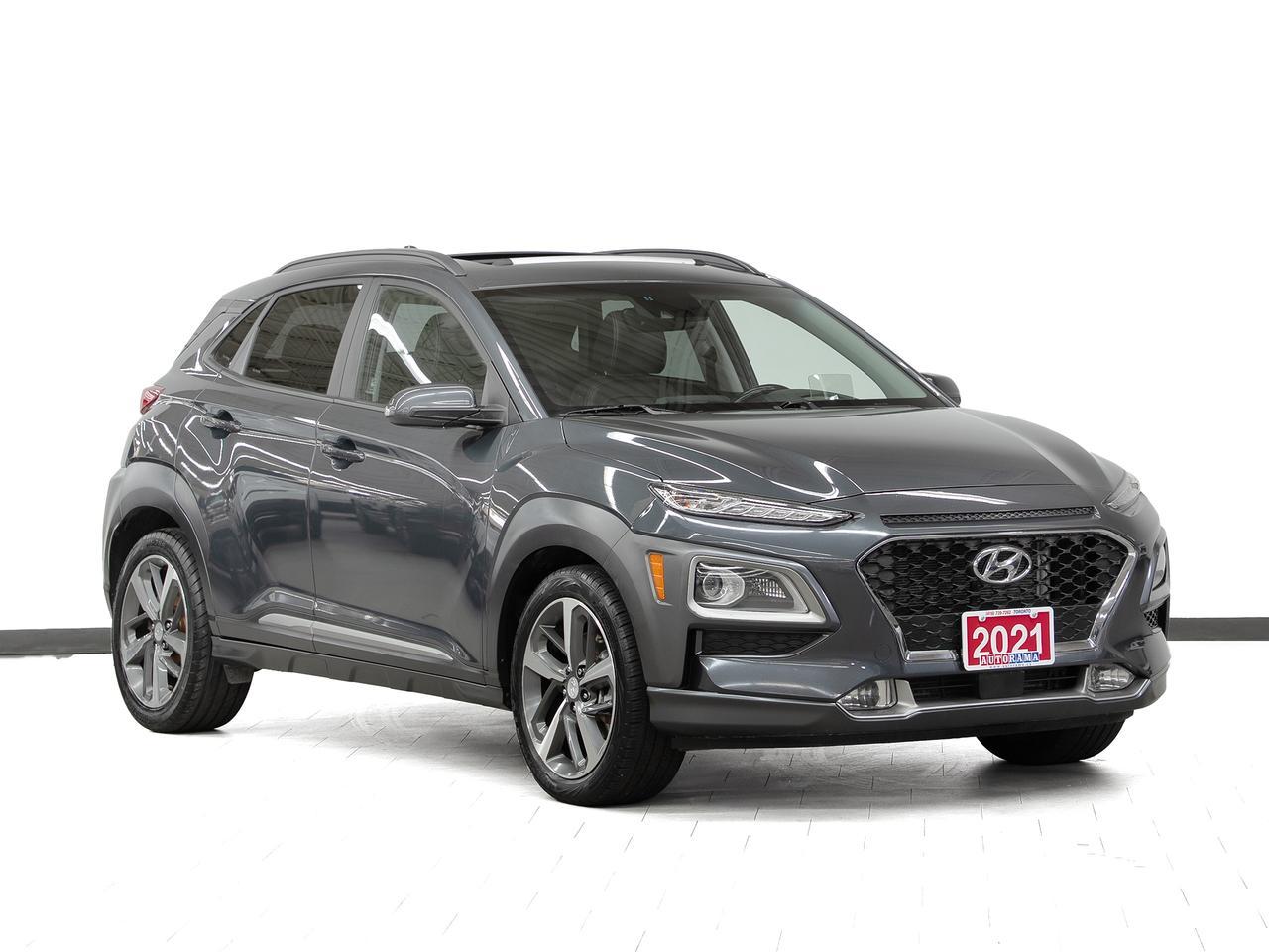 2021 Hyundai KONA ULTIMATE AWD | Nav | Leather | Sunroof | CarPlay