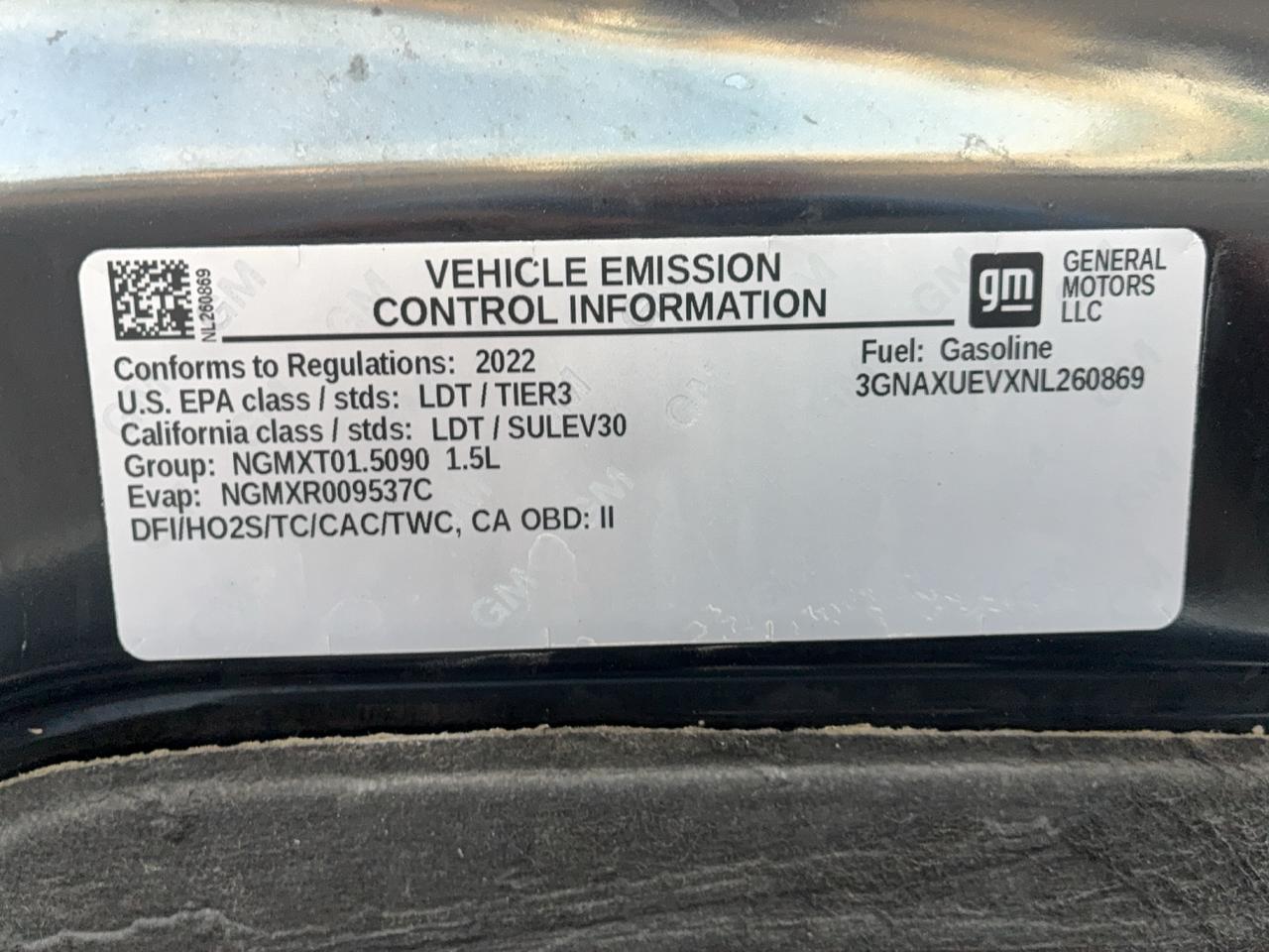 2022 Chevrolet Equinox 1LT AWD 1.5L4cylGas HeatedSeats Photo
