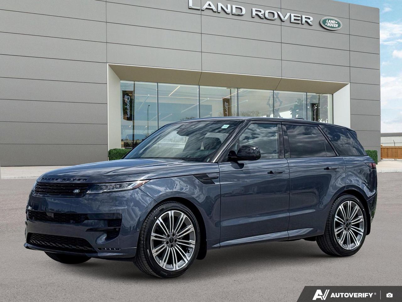 The Range Rover Sport Dynamic HSE in Varesine Blue with a Caraway interior embodies timeless European elegance, where rich craftsmanship meets contemporary sophistication. Its striking presence and refined details create a seamless expression of modern luxury with classic character.
The 2026 Range Rover Sport Dynamic HSE is a masterclass in performance and refinement. Finished in striking Varesine Blue with a Caraway interior, this P400 mild-hybrid pairs a twin-turbocharged 3.0L inline-6 with an 8-speed automatic and full-time AWD  delivering effortless capability on any terrain. With just 50 km on the odometer, this is as close to bespoke as it gets.

- Engine: 3.0L I6 Turbocharged MHEV P400 with 8-speed automatic and satin chrome gearshift paddles
- Pixel LED Headlights with Signature DRL for enhanced visibility and a distinctive road presence
- Black Exterior Pack with Black Brake Calipers for a purposeful, sport-forward aesthetic
- 20-Way Electric Heated & Ventilated Front Seats with memory function and Perforated Semi-Aniline Leather trim
- PIVI Pro Connected infotainment with Meridian 3D Surround Sound, Apple CarPlay, and Android Auto
- Head-Up Display, Adaptive Cruise Control with Stop & Go, and Terrain Response 2 for confident driving in any condition
- Natural Black Veneer interior trim and Heated Leather Steering Wheel with Power Tilt/Telescoping Column
- Towing Pack included, adding practical versatility without compromising the Sports dynamic character

Ready to experience it for yourself? Visit Land Rover Winnipeg at winnipeglandrover.com to reserve this vehicle, begin your purchase online, or book a test drive appointment. Our team is available to answer any questions and guide you through every step of the process.
At Land Rover Winnipeg, we dont just sell vehicles; we deliver an exceptional ownership experience with your new Land Rover:

- Exclusive Perks: Enjoy on-brand loaners and rental vehicles during your scheduled service appointments.

- Convenience at Your Door: Benefit from our Land Rover Valet concierge service for hassle-free vehicle servicing.

- Keep It Clean: Complimentary washes with every service visit.

- Luxurious Comfort: Visit our state-of-the-art facility with full coffee service and premium amenities.

- Expert Care: Our Land Rover-trained technicians are dedicated to the longevity and performance of your vehicle.

Dont see exactly what youre looking for in our new or pre-owned inventory? Let our team locate it for you!

Visit us today or call for a personalized experience:

Phone: 204-452-8030
Website: winnipeglandrover.com  

Dealer Permit #0112
Dealer permit #0112