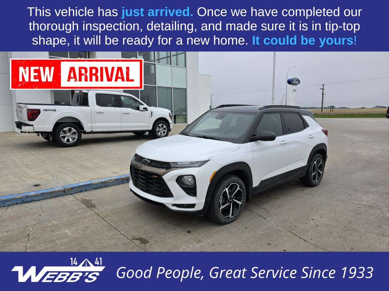 Used 2022 Chevrolet TrailBlazer RS AWD 4dr for sale in Wainwright, AB