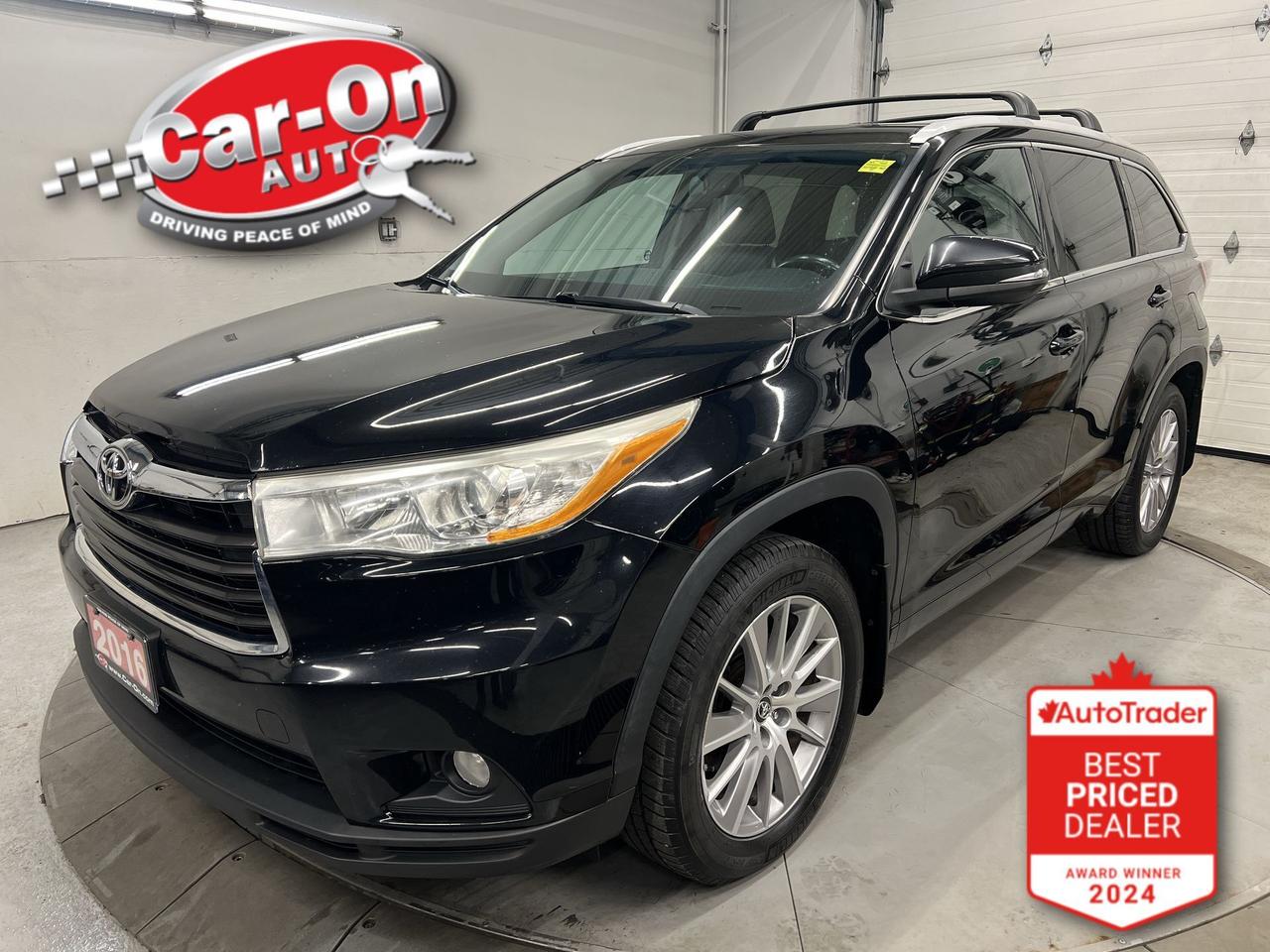 2016 Toyota Highlander XLE AWD | 8-PASS | HTD LEATHER | SUNROOF | ALLOYS Photo0