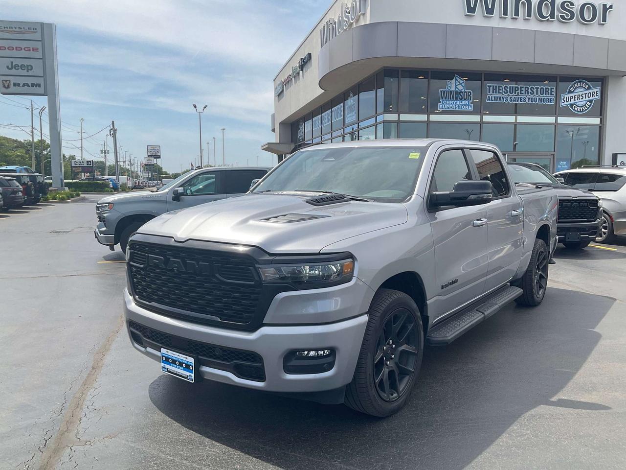 Recent Arrival!

Billet Silver Metallic 2025 Ram 1500 Sport 4WD 8-Speed Automatic 3.0L I6

**CARPROOF CERTIFIED**.

* PLEASE SEE OUR MAIN WEBSITE FOR MORE PICTURES AND CARFAX REPORTS * Buy in confidence at WINDSOR CHRYSLER with our 95-point safety inspection by our certified technicians. Searching for your upgrade has never been easier. You will immediately get the low market price based on our market research, which means no more wasted time shopping around for the best price, Its time to drive home the most car for your money today. OVER 100 Pre-Owned Vehicles in Stock! Our Finance Team will secure the Best Interest Rate from one of out 20 Auto Financing Lenders that can get you APPROVED! Financing Available For All Credit Types! Whether you have Great Credit, No Credit, Slow Credit, Bad Credit, Been Bankrupt, On Disability, Or on a Pension, we have options. Looking to just sell your vehicle? We buy all makes and models let us buy your vehicle. Proudly Serving Windsor, Essex, Leamington, Kingsville, Belle River, LaSalle, Amherstburg, Tecumseh, Lakeshore, Strathroy, Stratford, Leamington, Tilbury, Essex, St. Thomas, Waterloo, Wallaceburg, St. Clair Beach, Puce, Riverside, London, Chatham, Kitchener, Guelph, Goderich, Brantford, St. Catherines, Milton, Mississauga, Toronto, Hamilton, Oakville, Barrie, Scarborough, and the GTA.