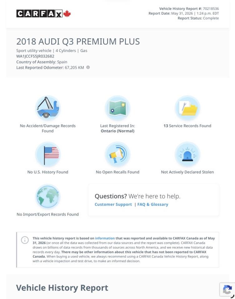 2018 Audi Q3 2.0T quattro Premium Plus Photo
