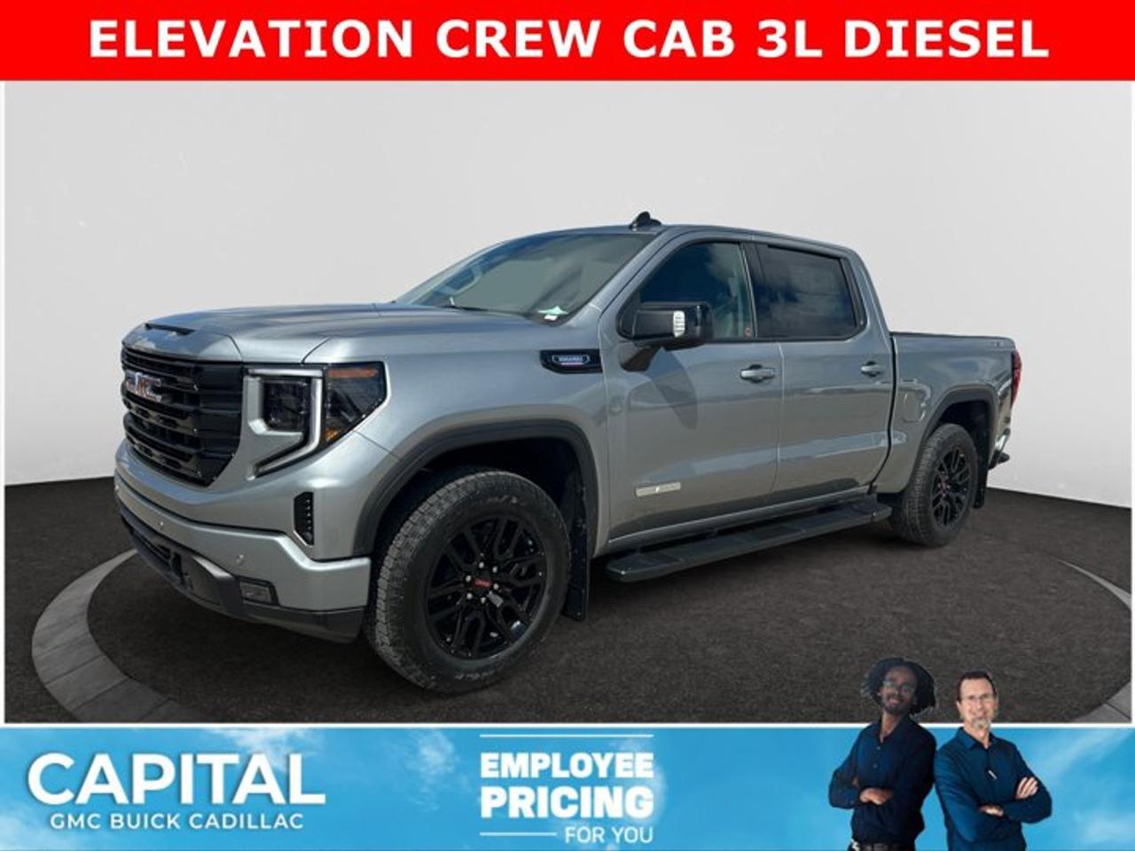 This 2026 GMC Sierra 1500 in Sterling Metallic is equipped with 4WD and Turbocharged Diesel I6 3.0L/183 engine.Check out this vehicles pictures, features, options and specs, and let us know if you have any questions. Helping find the perfect vehicle FOR YOU is our only priority.P.S...Sometimes texting is easier. Text (or call) 306-801-9090 for fast answers at your fingertips!Dealer License #914248Disclaimer: All prices are plus taxes & fees. See dealer for Details. Dealer Permit # 914248 See dealer for Details.