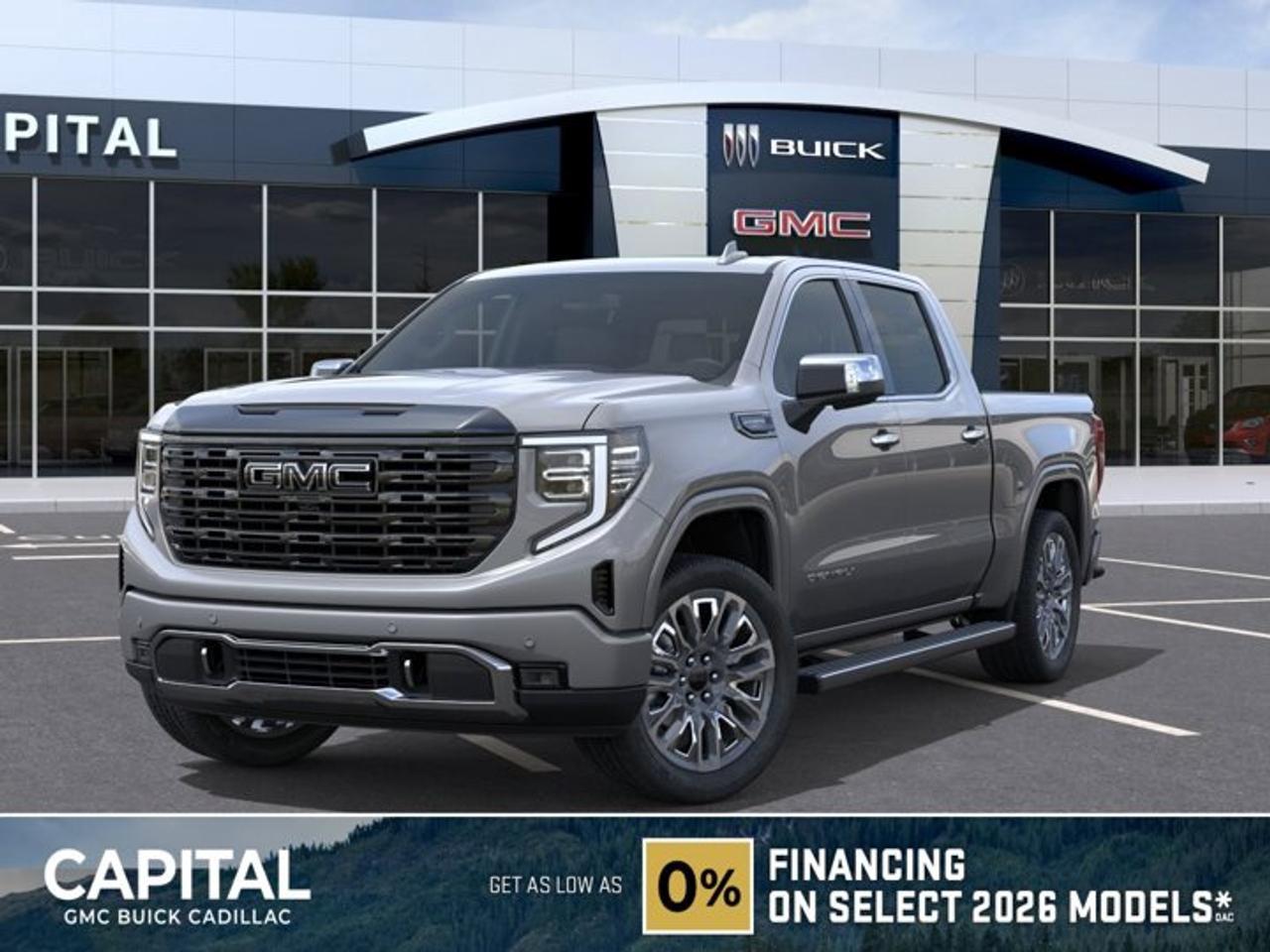 This 2026 GMC Sierra 1500 in Sterling Metallic is equipped with 4WD and Turbocharged Diesel I6 3.0L/183 engine.Check out this vehicles pictures, features, options and specs, and let us know if you have any questions. Helping find the perfect vehicle FOR YOU is our only priority.P.S...Sometimes texting is easier. Text (or call) 306-801-9090 for fast answers at your fingertips!Dealer License #914248Disclaimer: All prices are plus taxes & fees. See dealer for Details. Dealer Permit # 914248 See dealer for Details.