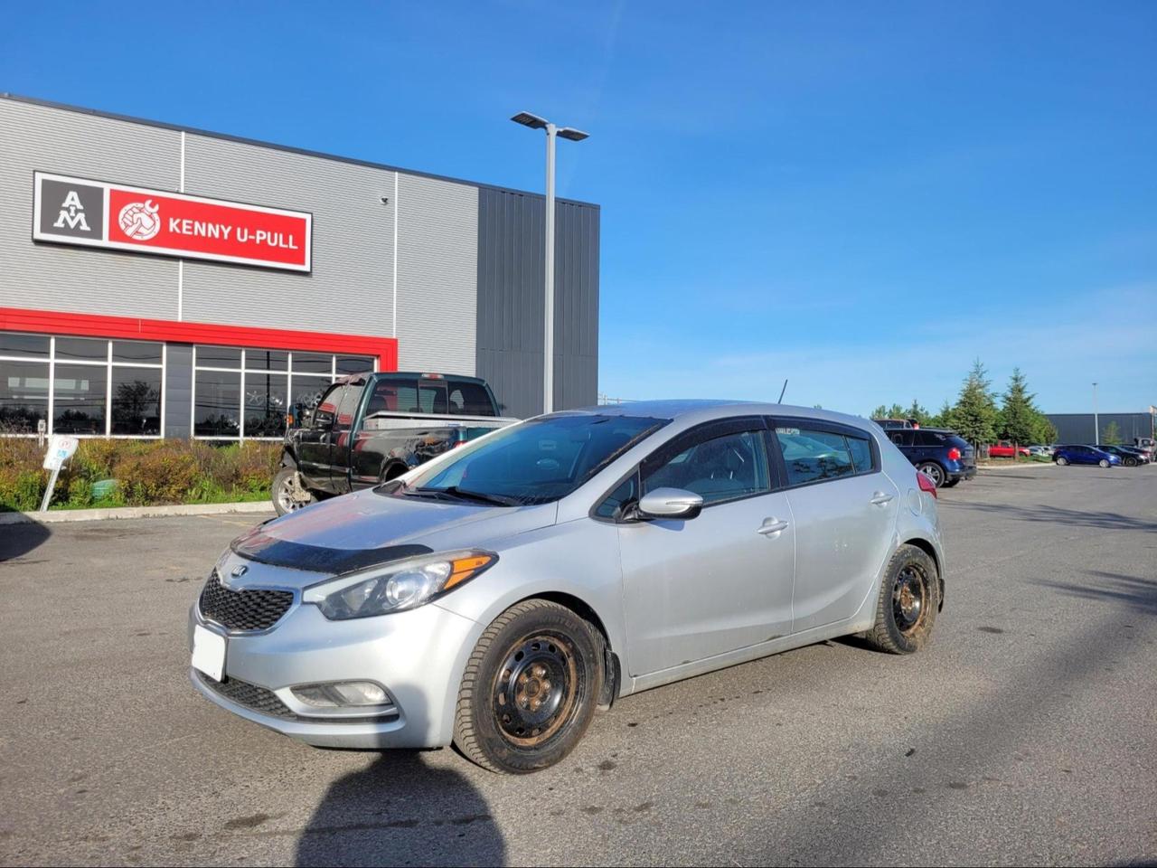 2016 Kia Forte in Silky Silver (Manual). The vehicle has 189,446km. The vehicle runs and drives. No Check engine light. Needs a new battery. Leak in the break line. Some imperfections/rust around the body. We dont perform any mechanical/safety inspections. The vehicle is sold as is and might need some work.