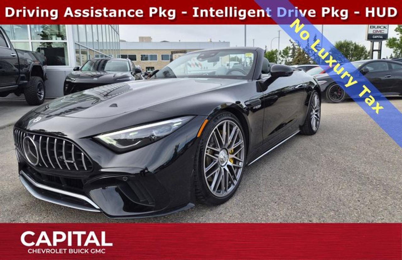 Recent Arrival!Ask for the Internet Department for more information or book your test drive today! Call 403-256-4960 for fast answers at your fingertips! Disclaimer: All prices are plus taxes. See dealer for details. AMVIC Licensed Dealer # B2020028.2022 SL-Class 4MATIC® 9-Speed Automatic 4MATIC® SL 63 AMG® 4MATIC®, 2D Convertible, 5.5L V8 Direct-Injection BiTurbo, Active Blind Spot Assist, Active Distance Assist DISTRONIC®, Active Lane Change Assist, Active Lane Keeping Assist, Active Speed Limit Assist, Active Steering Assist, Adaptive suspension, AMG Aerodynamic Package, AMG Exterior Carbon Fibre Package, AMG Rear Spoiler, Carbon Fibre Exterior Mirror Caps, Driving Assistance Package, ENERGIZING Comfort, Enhanced Stop & Go, Exclusive Package, Exterior Parking Camera Rear, Factory Code, Factory Code (262), Heads-Up Display, Intelligent Drive Package, MBUX Interior Assist, PRE-SAFE® PLUS, Route-Based Speed Adaptation, Wheels: 21 AMG Forged Cross-Spoke.