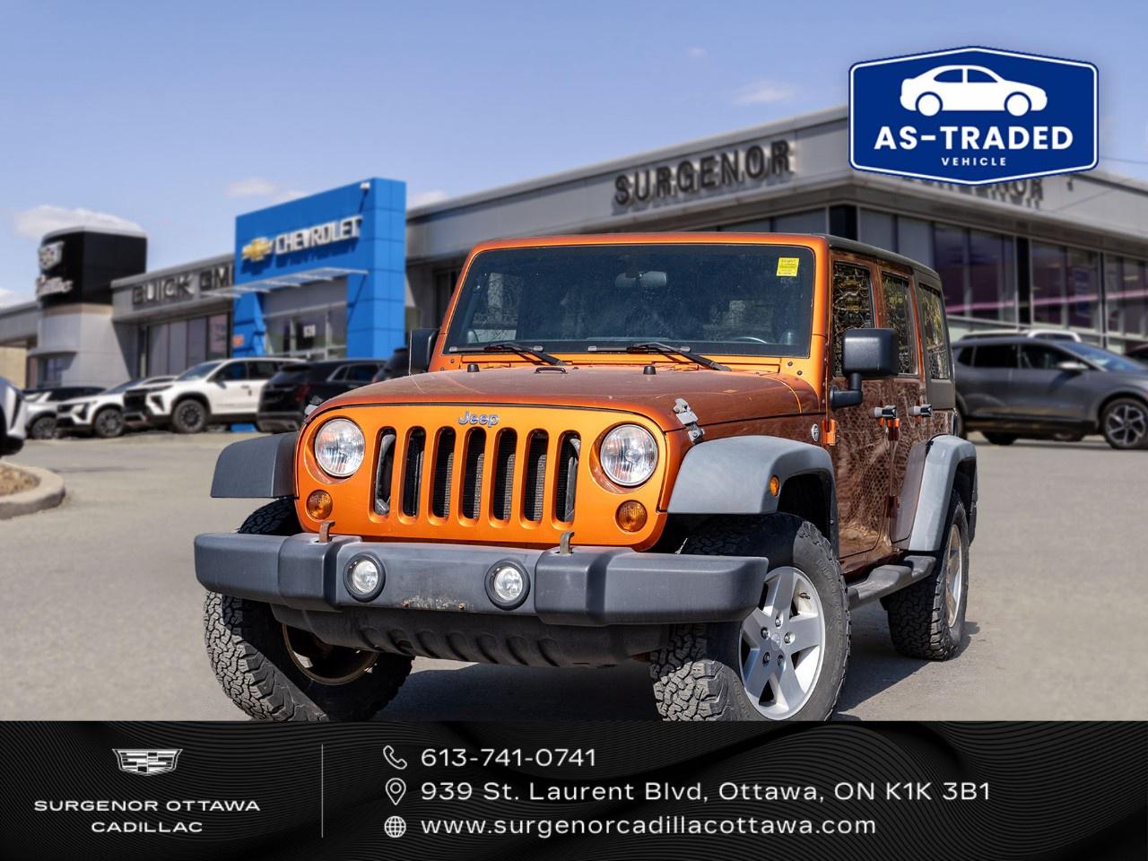 Used 2011 Jeep Wrangler Unlimited 4WD 4dr Sport for sale in Ottawa, ON