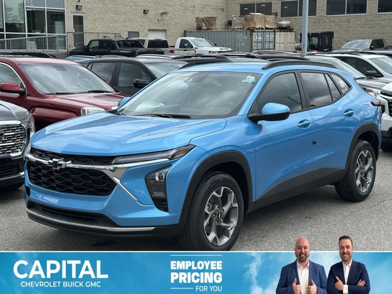 This Chevrolet Trax delivers a Turbocharged Gas 3-Cyl 1.2L/ engine powering this Automatic transmission. ENGINE, ECOTEC 1.2L TURBO DOHC DI WITH VARIABLE VALVE TIMING (VVT) (137 hp [102 kW] @ 5000 rpm, 162 lb-ft of torque [219 N-m] @ 2500 rpm) (STD), Wireless Apple CarPlay/Wireless Android Auto, Wipers, front intermittent, variable speed.* This Chevrolet Trax Features the Following Options *Wiper, rear, intermittent, Windows, power rear, express down, Window, power, front passenger with express down, Window, power, driver with express down, Wi-Fi Hotspot capable (Terms and limitations apply. See onstar.ca or dealer for details.), Wheels, 17 (43.2 cm) Grey-painted machined aluminum, Wheel, spare, 16 (40.6 cm) steel, Visors, driver and front passenger vanity mirrors, covered, Vehicle health management, USB ports, 2, one type-A and one type-C, located within the instrument panel.* Visit Us Today *Test drive this must-see, must-drive, must-own beauty today at Capital Chevrolet Buick GMC Inc., 13103 Lake Fraser Drive SE, Calgary, AB T2J 3H5.