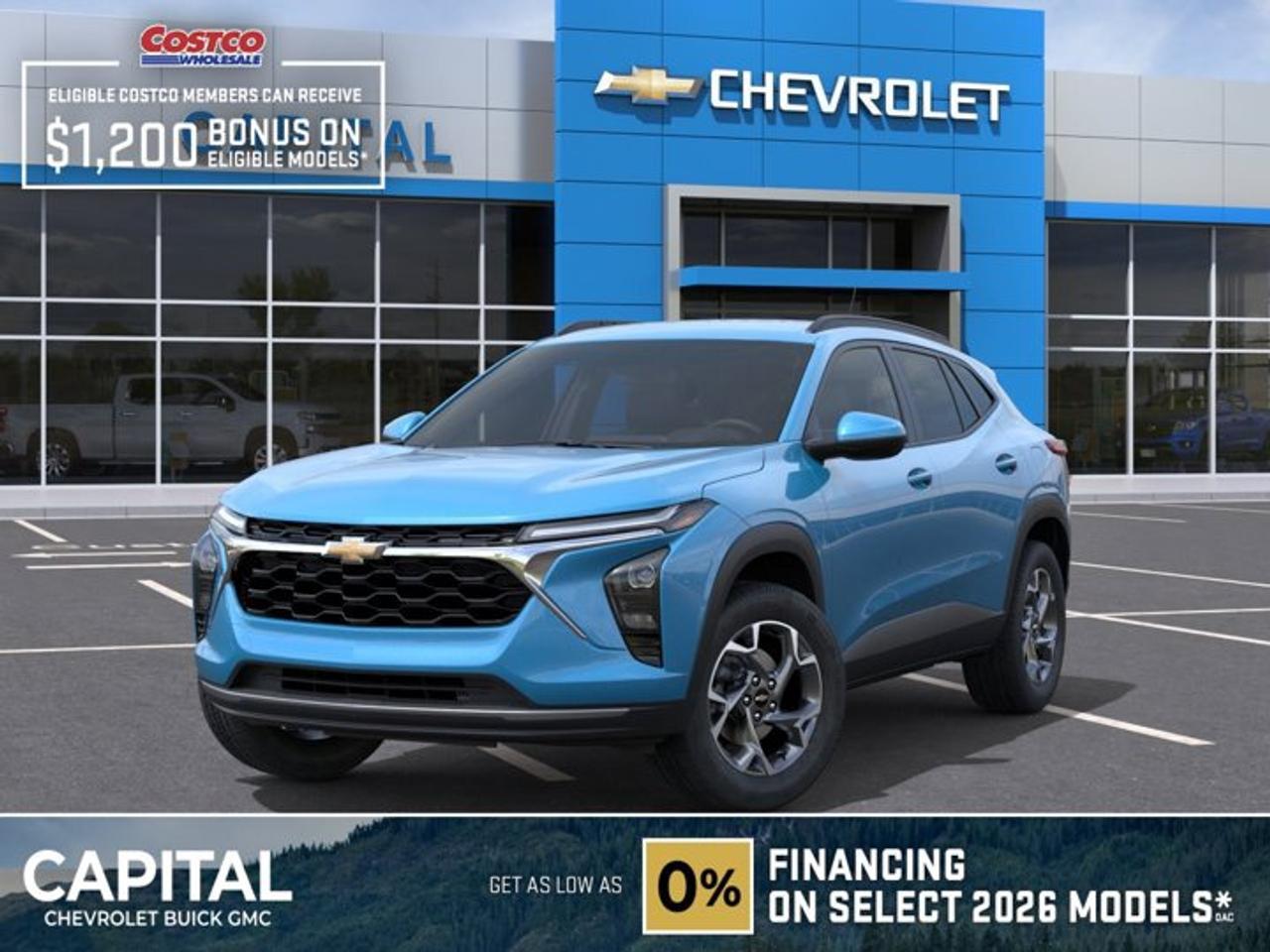 This Chevrolet Trax boasts a Turbocharged Gas 3-Cyl 1.2L/ engine powering this Automatic transmission. ENGINE, ECOTEC 1.2L TURBO DOHC DI WITH VARIABLE VALVE TIMING (VVT) (137 hp [102 kW] @ 5000 rpm, 162 lb-ft of torque [219 N-m] @ 2500 rpm) (STD), Wireless Apple CarPlay/Wireless Android Auto, Wipers, front intermittent, variable speed.* This Chevrolet Trax Features the Following Options *Wiper, rear, intermittent, Windows, power rear, express down, Window, power, front passenger with express down, Window, power, driver with express down, Wi-Fi Hotspot capable (Terms and limitations apply. See onstar.ca or dealer for details.), Wheels, 17 (43.2 cm) Grey-painted machined aluminum, Wheel, spare, 16 (40.6 cm) steel, Visors, driver and front passenger vanity mirrors, covered, Vehicle health management, USB ports, 2, one type-A and one type-C, located within the instrument panel.* Visit Us Today *Live a little- stop by Capital Chevrolet Buick GMC Inc. located at 13103 Lake Fraser Drive SE, Calgary, AB T2J 3H5 to make this car yours today!