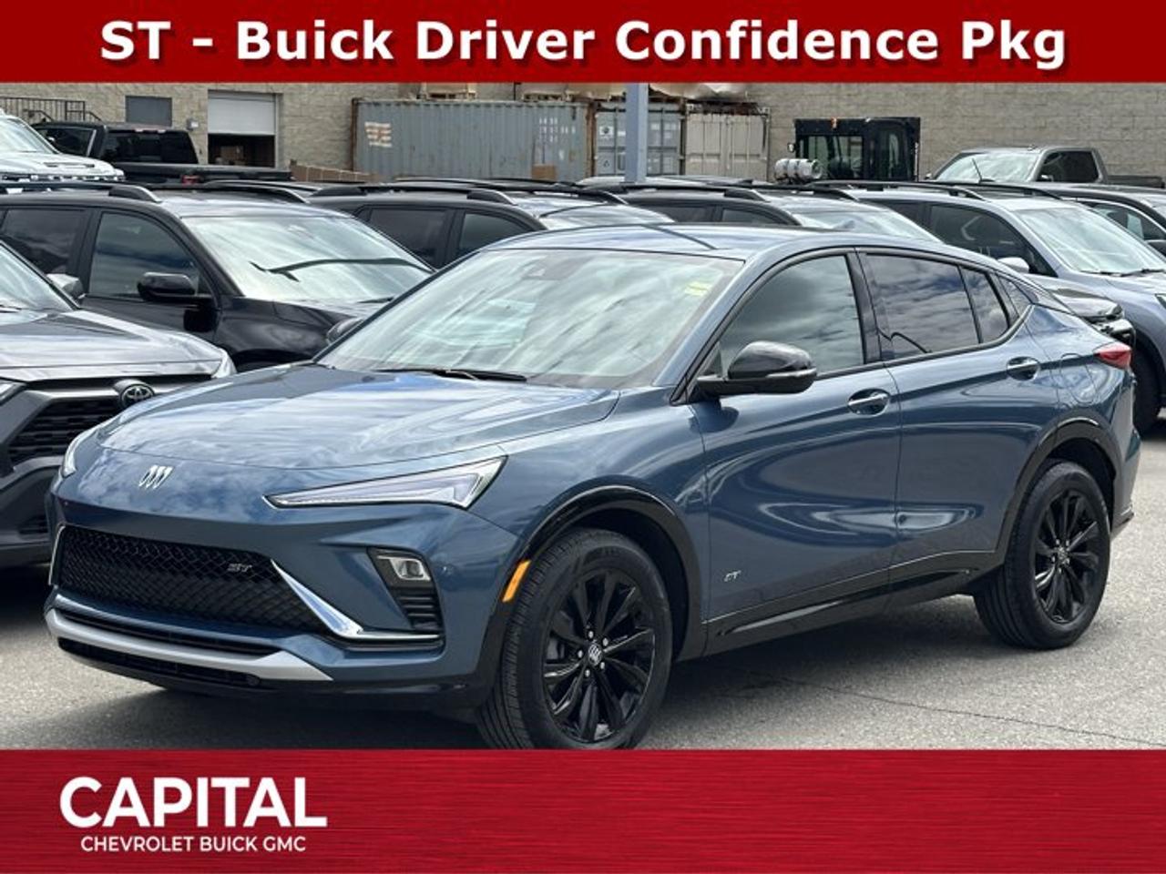 Recent Arrival!Ask for the Internet Department for more information or book your test drive today! Call 403-256-4960 for fast answers at your fingertips! Disclaimer: All prices are plus taxes. See dealer for details. AMVIC Licensed Dealer # B2020028.2025 Envista 6-Speed Automatic FWD Envista Sport Touring, 2 USB Ports (1 Type-A, 1 Type-C), Front Bucket Seats, Heated steering wheel, Leatherette Seat Trim, Preferred Equipment Group G03, Premium 6-Speaker Audio System Feature, Radio: AM/FM Stereo Audio System, SiriusXM Trial Subscription, Wheels: 18 Black Painted Aluminum, Wireless Apple CarPlay/Wireless Android Auto.
