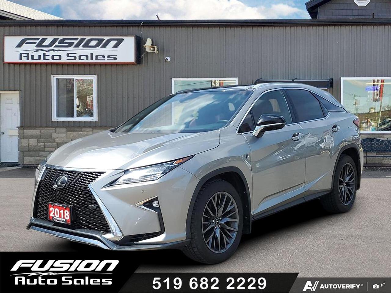 Used 2018 Lexus RX 350 F Sport Series 3 for sale in Tilbury, ON