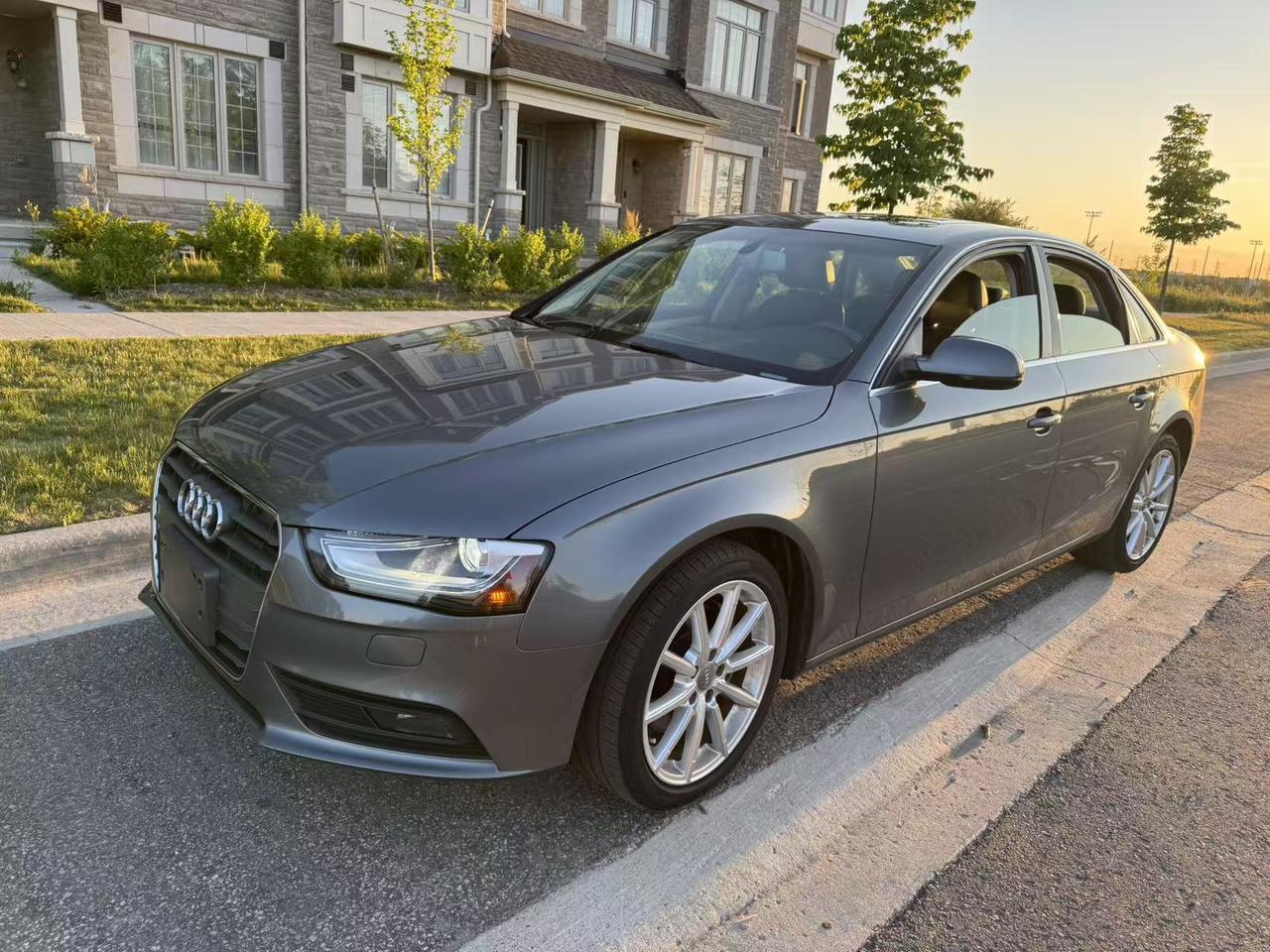 <p>WHAT A NICE CLEAN LOW KM A4! ONLY 96200 KM! SEDAN! AUTO! QUATTRO! POWER WINDOWS!</p><p>POWER LOCKS! CRUISE CONTROL! ICE COLD A/C! NAVI! SUNROOF! PUSH START! PARKING AIDS!</p><p>BLUETOOTH! POWER SEAT! HEATED SEAT! AND MUCH MORE! LOCAL ONTARIO CAR WITH CLEAN</p><p>CARFAX! ACCIDENT FREE! ALL DEALER SERVICED! DRIVE SUPER NICE AND SMOOTH! AS IS SALE!&nbsp;</p><p>CERTIFIABLE AT $599 EXTRA! APPOINTMENT NEEDED DUE TO TWO OFF SITE PARKING STORAGE</p><p>LOTS!</p><p>WHYBUYNEW MOTORS LTD</p><p>90 WINTER AVE, SCARBOROUGH,ON, M1K 4M3</p><p>416-356-8118&nbsp; &nbsp; 647-348-5885</p><p>WHYBUYNEW2010@HOTMAIL.COM</p><p>WHYBUYNEWMOTORS.CA</p>