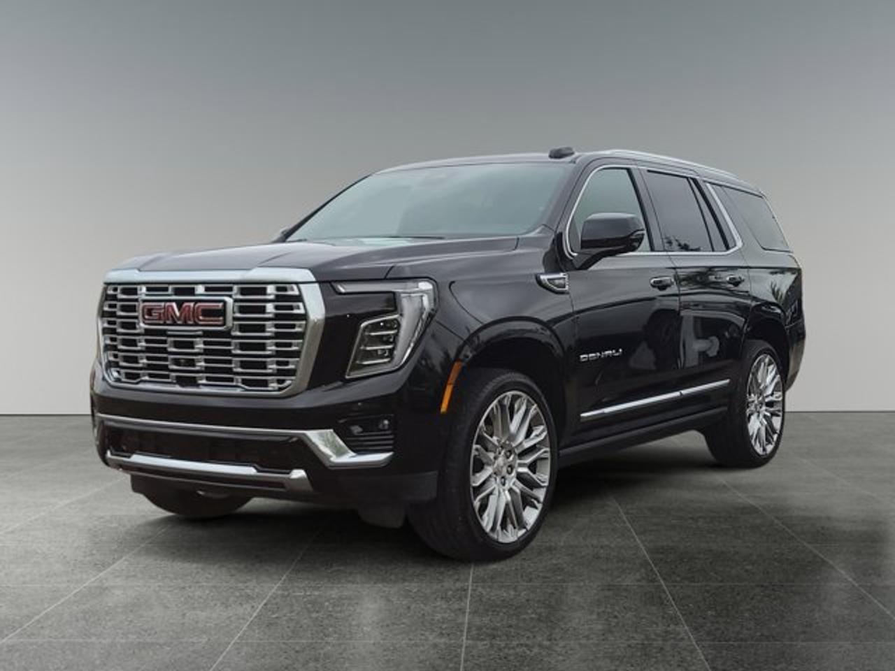 House of Cars Olympic Park An AMVIC licensed automotive retail dealer Location: 8525 Bowfort Rd. N.W Call: 587-356-1144  Stock #: PS-0916-6 Year: 2025 Make: GMC Model: Yukon Denali 7 Passenger VIN: 1GKS2DRL6SR196519 KM: 13,702 Color: Black Transmission: Automatic Drivetrain: 4WD Body Style: SUV  Key Features: Back Up Camera 360(0) HD Surround Vision Camera Leather Seats Heated & Ventilated Front Seats Heated Second Row Seats Heated Steering Wheel Panoramic Sunroof Navigation System Bose Premium Audio System Adaptive Cruise Control Blind Zone Steering Assist Power Folding Third Row Seating Power Liftgate Wireless Apple CarPlay & Android Auto  Additional Highlights: CARFAX Included Professionally Detailed 1000+ Vehicles In Stock  Visit House of Cars Olympic Park or call 587-356-1144 to schedule your test drive today!