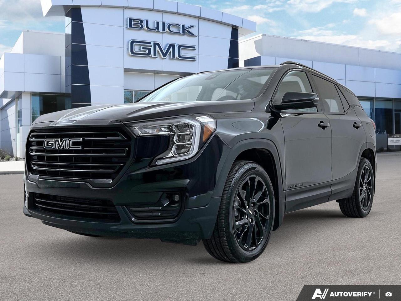 Protection Package ($2000) Power Sunroof | Navigation | BOSE Sound System

Elevation Edition ($995) Dark Grille | Black Roof Rails | Black Mirror Caps | Black Exterior Badges
This 2024 GMC Terrain SLT in striking Ebony Twilight Metallic is a one-owner, accident-free AWD SUV with only 14,626 km  barely broken in. Packed with premium comfort and convenience features, its a smart choice for drivers who want a capable, well-equipped compact SUV without the new-vehicle price tag.

- **One Owner & Accident-Free**  Clean history you can trust, with just 14,626 km on the odometer
- **All-Wheel Drive**  GMCs AWD system keeps you confident through Manitobas unpredictable seasons
- **Hands-Free Power Liftgate with Logo Projection**  A standout feature that adds real daily convenience
- **Dual-Zone Automatic Climate Control**  Driver and front passenger each set their own comfort level
- **Heated Front Seats & Heated Steering Wheel**  Ready for cold mornings before you even step outside
- **Remote Start**  Warm up or cool down the cabin from wherever you are
- **Memory Package**  Saves your preferred driver seat and mirror positions for a seamless experience
- **Teen Driver Technology**  Customizable safety settings and an in-vehicle report card for added peace of mind
- **Fuel Efficiency**  8.4 L/100 km highway helps keep everyday costs manageable

At Birchwood Chevrolet Buick GMC, were here to make your next vehicle purchase straightforward and enjoyable. Reserve this Terrain online, start your purchase from home, or book a test drive at birchwoodchevrolet.ca  our team is ready to answer any questions you have along the way.
All of our quality pre-owned vehicles are delivered with the following:
· a Birchwood Certified 152 pt Inspection
· a full tank of fuel
· Full service records (if available)
· a CARFAX report

Click, call (204) 837-5811, or visit Birchwood Chevrolet Buick GMC at the Birchwood Auto Park, 3965 Portage Avenue West at the Perimeter.

Special Financing Available! Price does not include taxes. Dealer Permit #4240.
Dealer permit #4240