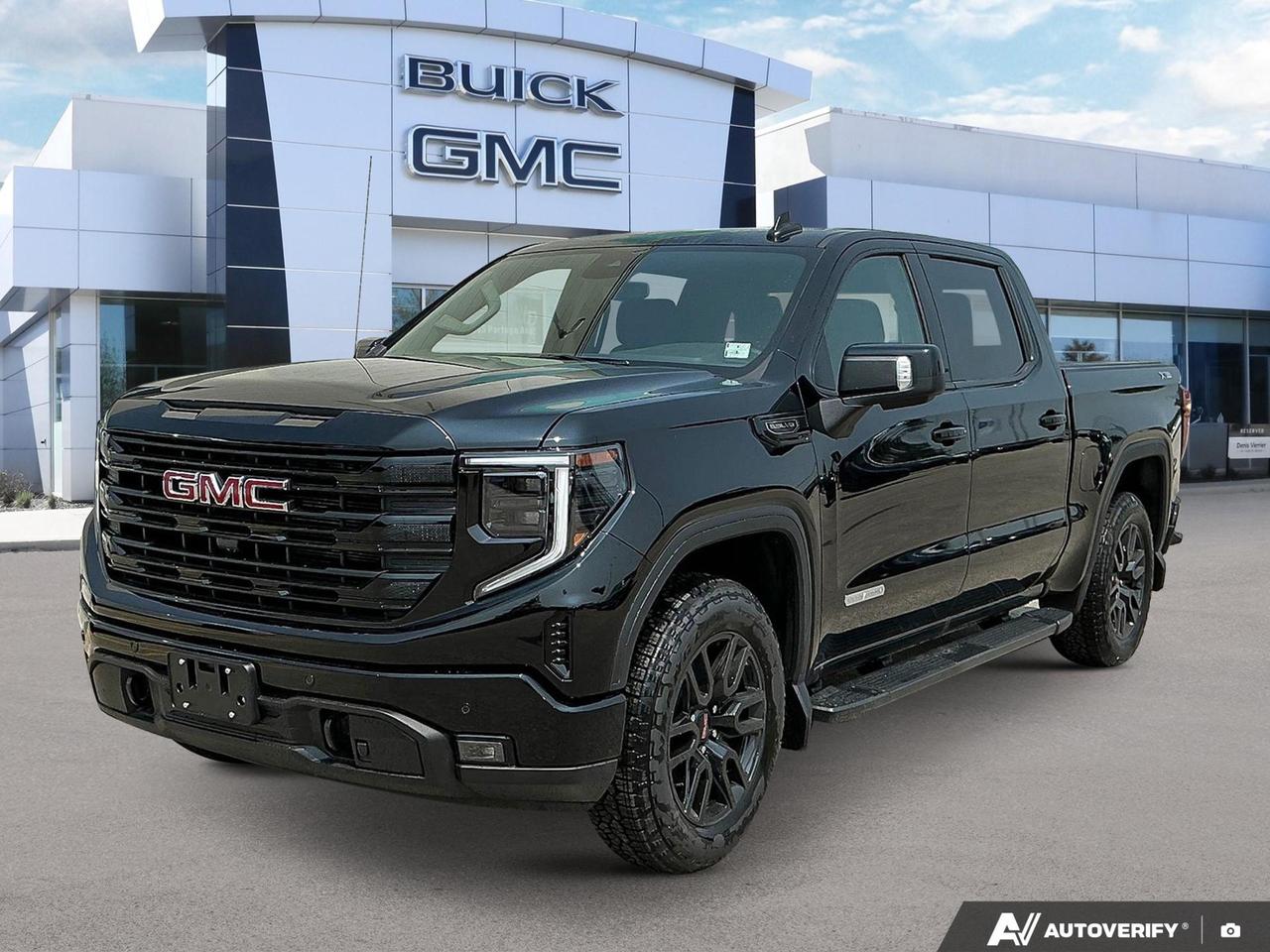 Price Includes Added Accessories Plus 3 Years Sirius XM | X31 Off-Road and Protection Package | GMC MultiPro Tailgate | Safety Plus Package | Preferred Package | Engine Block Heater
The 2026 GMC Sierra 1500 Elevation in Onyx Black with a Jet Black interior is a serious work-and-play truck that doesnt compromise. Powered by a 5.3L V8 with 4WD and a remote start system, this truck is ready for whatever you throw at it  straight off the lot with only 10 km on it.

- Brand new 2026 model with only 10 km  as fresh as it gets
- 5.3L V8 engine paired with 4-Wheel Drive for confident capability in any condition
- Striking Onyx Black exterior with deep-tinted glass for a clean, aggressive look
- Remote vehicle starter system for comfort before you even open the door
- Heated driver and front passenger seats plus a heated steering wheel for cold Manitoba winters
- Dual-zone automatic climate control keeps everyone comfortable on long hauls
- 10-way power drivers seat with lumbar support for all-day comfort on the job or the highway
- LED fog lamps and auto-locking rear differential add both style and serious functionality
- StabiliTrak with Proactive Roll Avoidance and electronic trailer sway control for added confidence when towing

Ready to make this Sierra yours? Visit us at Birchwood Chevrolet Buick GMC, explore your options at birchwoodchevrolet.ca, or contact us today to book a test drive. Were here to make the buying process straightforward and enjoyable  whether you come in person or handle everything online.
See three brands under one roof at Birchwood Chevrolet Buick GMC  the only place in Winnipeg where you can compare GMC, Chevrolet, and Buick all in one visit. Save yourself some time, see a great selection, and learn everything you need to know. 

Your Experience is Everything at Birchwood Chevrolet Buick GMC. 

Click, call (204) 837-5811, or visit Birchwood Chevrolet Buick GMC at the Birchwood Auto Park, 3965 Portage Avenue West at the Perimeter.

Dealer Permit #4240.
Dealer permit #4240