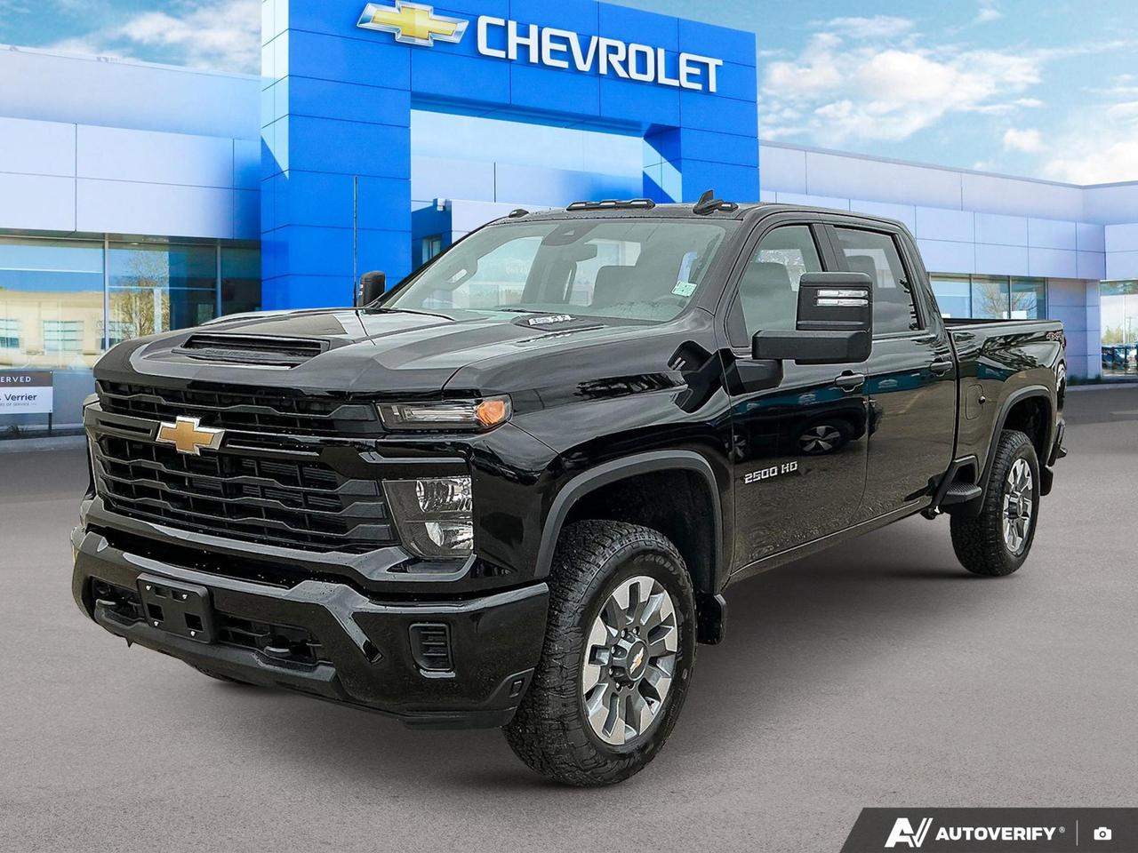 Price Includes Added Accessories Plus Gooseneck / 5th Wheel Prep Package | Roof Marker Lamps | Custom Convenience Package | Engine Block Heater | Adaptive Cruise Control
The 2026 Chevrolet Silverado 2500HD Custom in striking Black is built for those who demand serious capability without compromise. Factory-ordered and arriving soon, this heavy-duty crew cab pairs a proven 6.6L V8 with all-terrain capability and a robust safety suite  making it a workhorse thats ready for whatever the job demands.

- Factory Order  arriving soon, built to your expectations fresh from the plant
- Powerful 6.6L 8-cylinder engine with 4WD and automatic transmission for maximum towing and hauling confidence
- All-terrain LT275/65R20 tires plus a matching all-terrain spare  ready for job sites and remote terrain alike
- Auto-locking rear differential and 4-wheel antilock disc brakes with DURALIFE rotors for dependable control in tough conditions
- StabiliTrak with Proactive Roll Avoidance, electronic trailer sway control, and hill start assist  critical features for towing heavy loads
- Push button start and Tilt-Wheel steering column for a practical, driver-focused interior
- Lane Departure Warning and Teen Driver mode for added peace of mind on long hauls or family use
- Wi-Fi Hotspot capable and OnStar connectivity to keep you linked whether on the worksite or the highway

Birchwood Chevrolet Buick GMC is here to make your buying experience straightforward and efficient. Reserve this incoming unit today, start your purchase online at birchwoodchevrolet.ca, or contact us directly with any questions. Dont wait  factory orders like this one move fast.
See three brands under one roof at Birchwood Chevrolet Buick GMC  the only place in Winnipeg where you can compare GMC, Chevrolet, and Buick all in one visit. Save yourself some time, see a great selection, and learn everything you need to know. 

Your Experience is Everything at Birchwood Chevrolet Buick GMC. 

Click, call (204) 837-5811, or visit Birchwood Chevrolet Buick GMC at the Birchwood Auto Park, 3965 Portage Avenue West at the Perimeter.

Dealer Permit #4240.
Dealer permit #4240