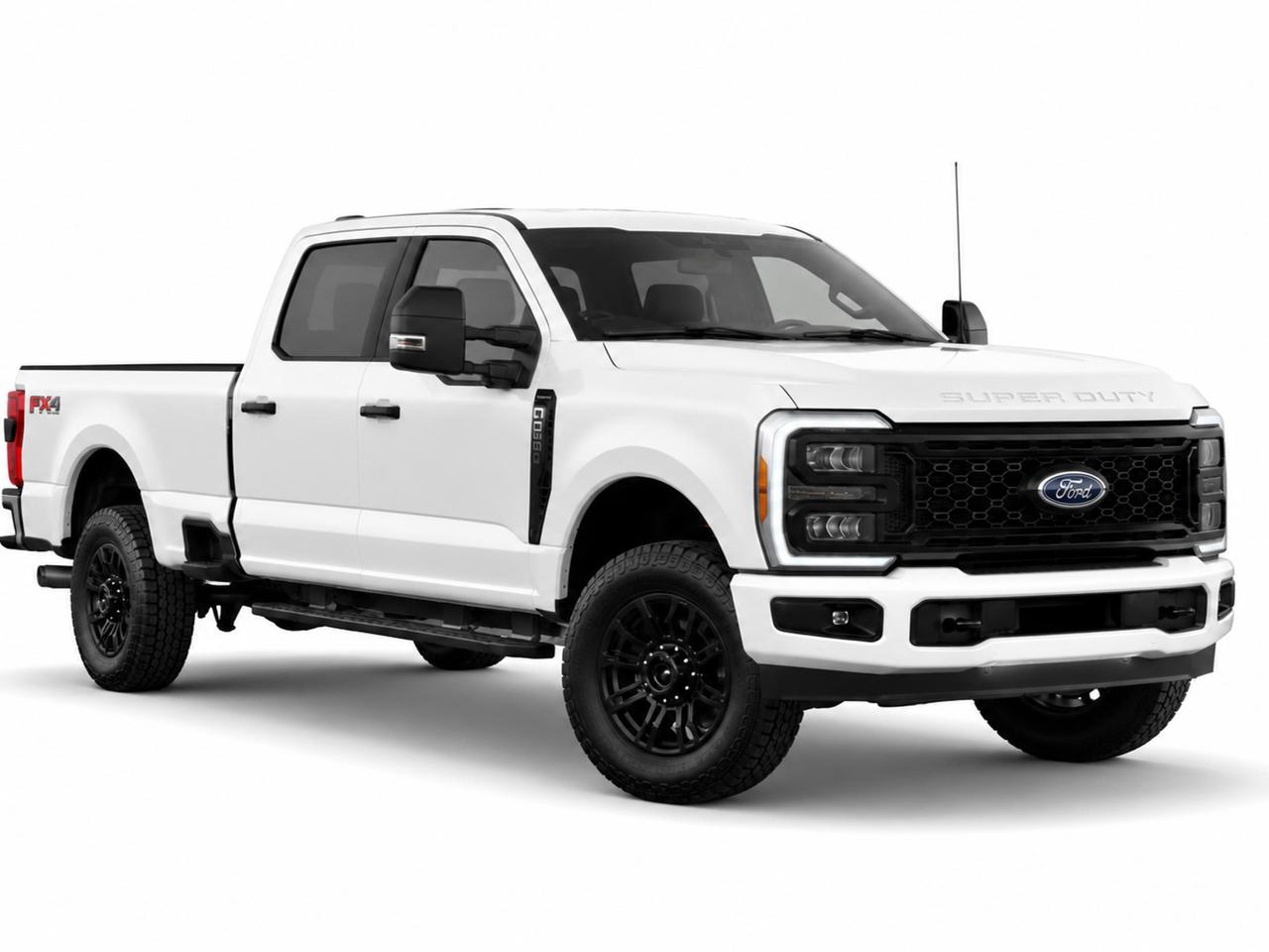This 2026 Ford Super Duty F-350 LARIAT is built for those who demand more from their truck. Powered by the legendary 6.7L Power Stroke V8 Diesel and paired with the LARIAT Premium Package, Black Appearance Package, and FX4 Off-Road Package, this rig is specd out for serious towing, off-road capability, and long-haul comfort right out of the gate.

- 6.7L Power Stroke V8 Diesel engine with 4WD and automatic transmission  built to tow and haul without compromise
- FX4 Off-Road Package for enhanced off-pavement capability
- 5th Wheel/Gooseneck Hitch Prep Package  ready for your trailer before you even hook up
- 410 Amp Dual Alternators and Dual AGM 68 AH Battery  ideal for powering equipment and accessories on the job
- LARIAT Premium Package for upscale interior features in a work-ready truck
- Black Appearance Package for a sharp, blacked-out exterior look
- Tailgate Step & Handle for easy bed access
- Engine Block Heater included  essential for cold Canadian starts
- SecuriCode Keyless Entry Keypad for convenient, key-free cab access
- Star White Metallic Tri-Coat exterior with Black Onyx interior

This F-350 is low mileage at just 500 km and available now at Merit Ford Sales. Whether youre ready to reserve it, start your purchase online, or have questions about fit and configuration, our team is here to help. Book an appointment or reach out today  a truck this well-equipped wont sit long.