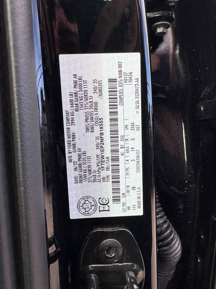 2022 Ford F-150 Lariat 4WD SuperCrew 5.5' Box Photo
