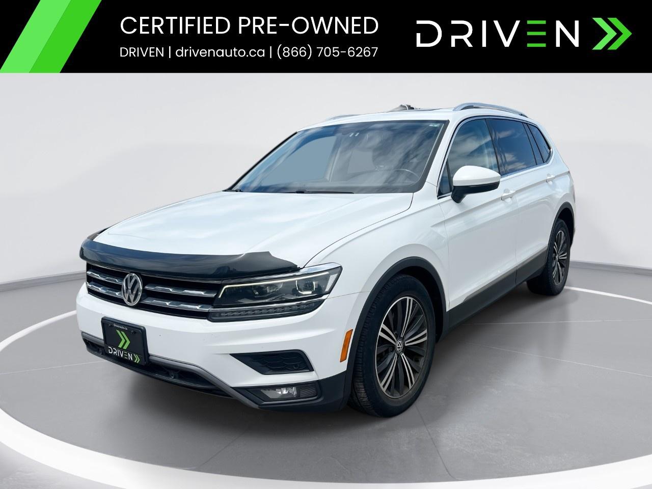 <p><strong>SPECIAL FINANCE PRICE: $17,995</strong></p><p><strong>CASH PRICE: $19,995</strong></p><p><span style=color:rgb( 0 , 0 , 0 )>Premium, practical, and packed with features  this Volkswagen Tiguan Highline delivers comfort and versatility in style! Loaded with l<strong>eather seating, panoramic sunroof, navigation, heated seats, digital cockpit, remote start, premium audio,</strong> and spacious SUV practicality.</span></p><p><span style=color:rgb( 0 , 0 , 0 )>Drive with confidence thanks to advanced safety features including<strong> blind spot monitoring, adaptive cruise control, forward collision warning, rearview camera, parking sensors,</strong> and <strong>autonomous emergency braking.</strong></span></p> <p><span style=color:black>This vehicle is in<strong>excellent showroom condition</strong>and backed by the<strong>DRIVEN Certified Advantage Program</strong>for complete peace of mind.</span></p><p><span style=color:black><strong>INSPECTION & CERTIFICATION</strong></span></p><p><span style=color:black>This vehicle has undergone a<strong>comprehensive 150-point inspection</strong>by licensed in-house mechanics, assessing its cosmetic, mechanical, and safety condition. It comes<strong>DRIVEN Certified</strong>, which includes our<strong>30-Day / 2,500KM Vehicle Assurance Program</strong>covering any mechanical issues within that period.</span></p><p><span style=color:black><strong>DRIVEN CERTIFIED ADVANTAGE PROGRAM  INCLUDED FOR ALL BUYERS</strong></span></p><p><span style=color:black> 30-Day / 2,500KM Vehicle Assurance Program  Ontario-wide delivery available  Free Carfax Vehicle History Report  Access to Industry-Leading Warranty & GAP Programs  WALKAWAY Protection Available  Fresh Oil Change & New Cabin Air Filter  Meticulously Reconditioned & Professionally Detailed Vehicles</span></p><p><span style=color:black><strong>FINANCING AVAILABLE</strong></span></p><p><span style=color:black>All credit types are welcome! Whether youre a<strong>first-time buyer</strong>,<strong>newcomer to Canada</strong>, or<strong>rebuilding credit</strong>, our<strong>Equifax Certified Finance Team</strong>works to secure your best approval.</span></p><p><span style=color:black>Special Financing Programs are available for an additional<strong>$999</strong>, covering the expert services we provide to secure the<strong>lowest rates, best approvals, and most flexible terms</strong>.</span></p><p><span style=color:black>The<strong>Special Finance Price</strong>reflects a dealer discount and is available only when financing is arranged through<strong>DRIVEN</strong>, on approved credit (O.A.C.). Customers paying cash or using outside financing will pay the full<strong>cash price</strong>listed above.</span></p><p><span style=color:black><strong>CONVENIENCE & EXPERIENCE</strong></span></p><p><span style=color:black> State-of-the-Art Facility in Newmarket, ON  Hundreds of 5-Star Google Reviews  Recognized for expertise and trust  Transparent, Pressure-Free Consultations  Top Dollar for Trades  Well buy your vehicle even if you dont buy ours</span></p><p><span style=color:black><strong>ABOUT DRIVEN</strong></span></p><p><span style=color:black><strong>DRIVEN</strong> Anything but your typical dealership. Your one-stop destination for<strong>buying, selling, and servicing vehicles</strong>, built on transparency, trust, and a people-first approach.</span></p><p><span style=color:black>Visit us today at<strong>220 Mulock Drive, Newmarket, ON L3Y 9B7</strong> Or explore our full inventory and get<strong>pre-approved in minutes</strong>with<strong>no credit impact</strong>at</span><a target=_blank rel=noopener noreferrer nofollow href=http://www.drivenauto.ca><span style=color:blue>www.drivenauto.ca</span></a></p><p><span style=color:black>In accordance with<strong>OMVIC regulations</strong>, the listed<strong>cash price</strong>is the total all-in price excluding taxes and licensing. The<strong>Special Financing Price</strong>reflects dealer incentives available only when financing is arranged through DRIVEN (O.A.C.).</span></p><p><span style=color:black>***Although every effort is made to ensure accuracy, we are not responsible for any errors or omissions. Prices and availability may change without notice. Please call or email us directly to confirm details.***</span></p>