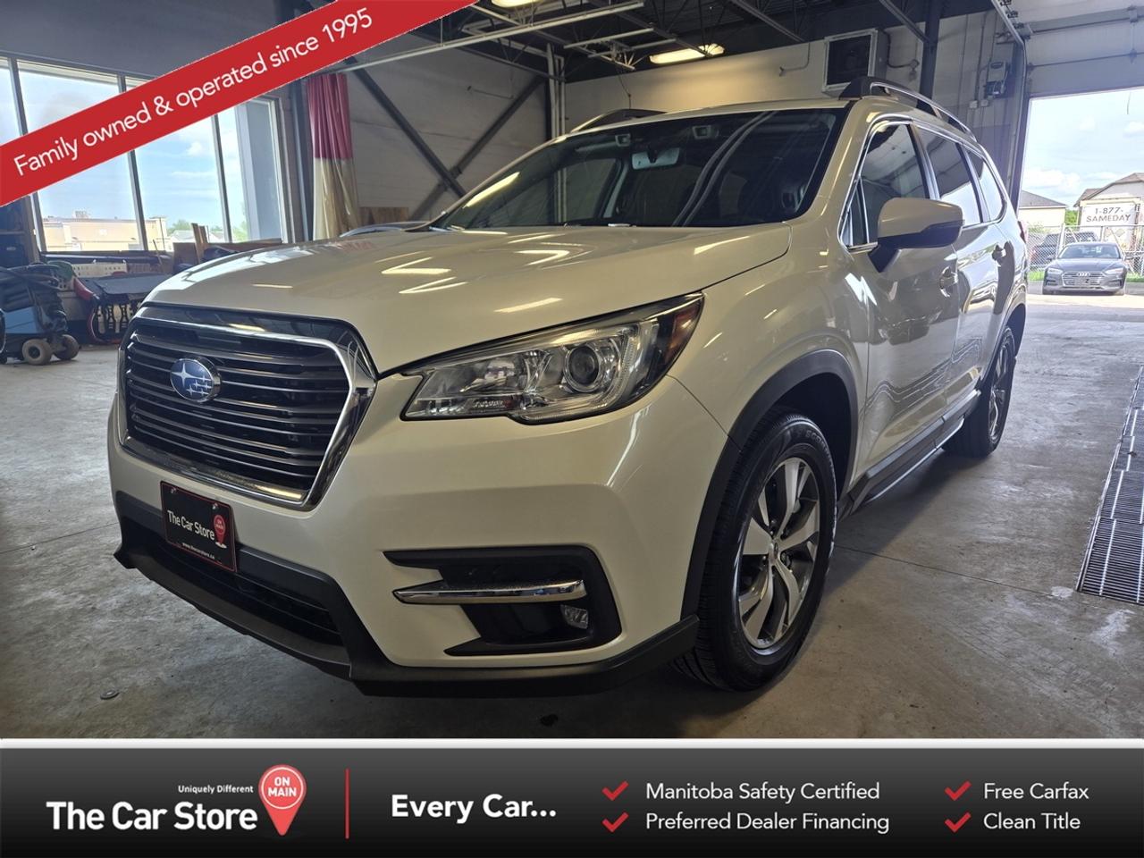 2020 Subaru Ascent Touring &ndash; 8 Passenger | No Accidents | Off Lease | Tow Package 
 Key Features: 
 Symmetrical All-Wheel Drive 
 2.4L Turbocharged BOXER Engine 
 8-Passenger Seating 
 Touring Trim 
 Factory Tow Package 
 Factory Remote Starter 
 Apple CarPlay & Android Auto 
 Comfort: Heated Front Seats & Tri-Zone Climate Control 
 Driver Assistance: Subaru EyeSight & Adaptive Cruise Control 
 Convenience: Power Liftgate & Factory Remote Start 
 Off Lease, No Accidents 
 Properly Serviced, Brand New Brakes 
 Newer Tires (Installed Last Year) 
 Professionally Undercoated 
 
 
 Family-Friendly Size with Subaru AWD Confidence: 
 The Ascent offers the space of a full-size family SUV while maintaining the predictable driving characteristics Subaru is known for. The 8-passenger layout makes it especially practical for growing families, carpools, or road trips. 
 
 
 Clean History and Strong Maintenance: 
 This off-lease example has been properly serviced, carries a clean accident history, and has already had major maintenance items addressed. Brand new brakes, newer tires, and undercoating are the kinds of things one no longer has to budget for. 
 
 
 Our Take: 
 For buyers who need real passenger space, year-round AWD capability, and strong safety technology, the Ascent is one of the more practical choices in the segment. The clean history, tow package, and remote starter make this one particularly easy to recommend. 
 
 
 We are a local Family Owned business and we try to do things a little different. 
 
 At The Car Store on Main every vehicle is Manitoba Safety Certified. 
 Every vehicle sold is eligible for the Advantage Plan: 
 30 Day Warranty on all MB Safety certificate related items. 
 CarFax Vehicle History Report 
 2 sets of Keys 
 Wholesale access to all other Miscellaneous Accessories (i.e. Wtr Tires, Remote Starr, all misc vehicle accessories/parts, etc...) 
 And of course a Full tank of Gas. 
 
 There is no Gimmicks or games, we are always aggressive on our prices and try to separate ourselves from the rest. 
 We also have an on-site Certified Banker who shops to get the best possible interest rates in with all Major Banks and Credit Unions! 
 
 Come to our Brand New modern showroom and see what makes us Uniquely Different! 
 
 Located on Main St. just North of Chief Peguis Trail. 
 
 To schedule an appointment call us directly at 204-669-1248 or email sales@thecarstore.ca 
 
 The Car Store on Main 
 -Uniquely Different- 
 
 www.thecarstore.ca 
 Local: 204-669-1248 
 Toll Free: 877-634-2975 
 
 A local family owned business unlike typical car lots, there are no pressure tactics, no games, no gimmicks, no Sales Manager, General Manager or Used Car Manager, just straight answers and fair deals all the time! 
 
 *PRICE DOES NOT INCLUDE TAXES (G.S.T & P.S.T) 
 Dealer Permit # 4481