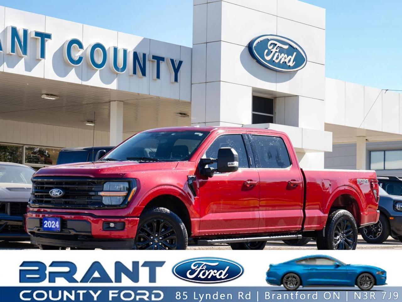 Used 2024 Ford F-150 XLT 4WD SuperCrew 6.5' Box | LEATHER | LOW KM for sale in Brantford, ON