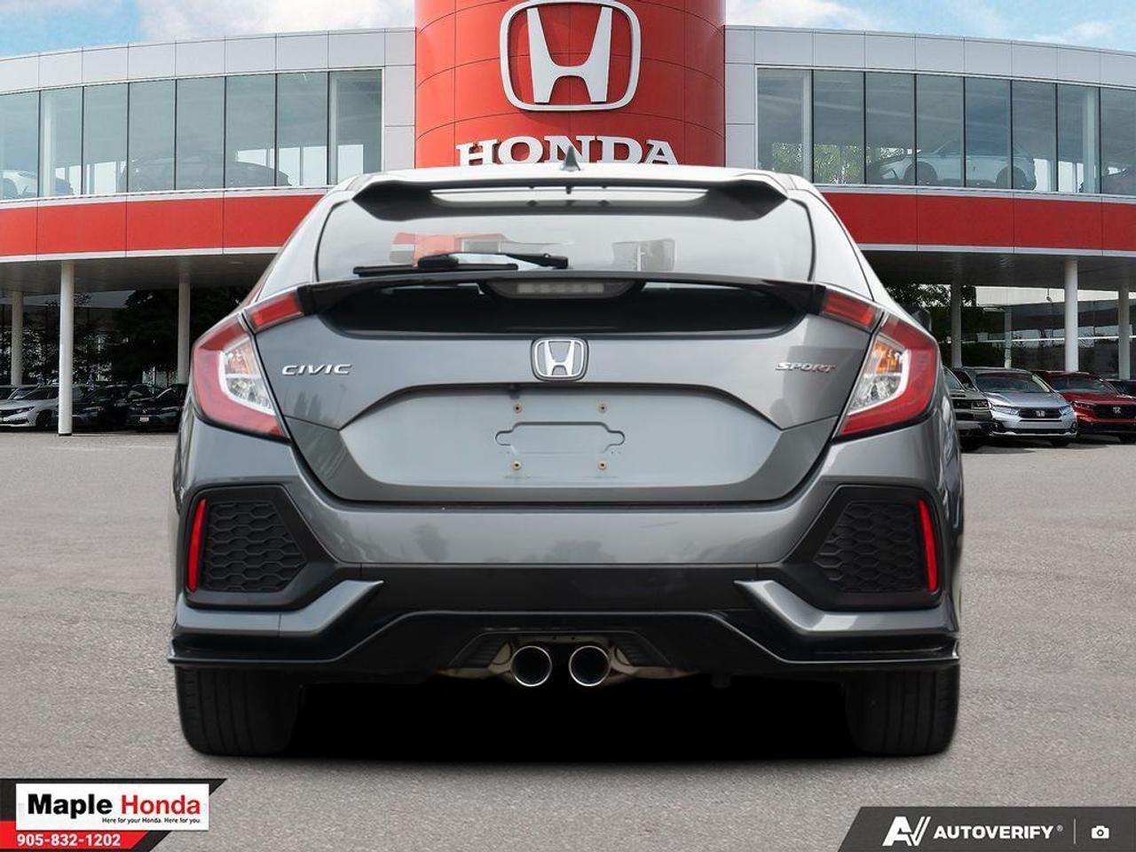 2019 Honda Civic Hatchback Sunroof| Honda Lane Watch| Honda Sensing| Apple Ca Photo4