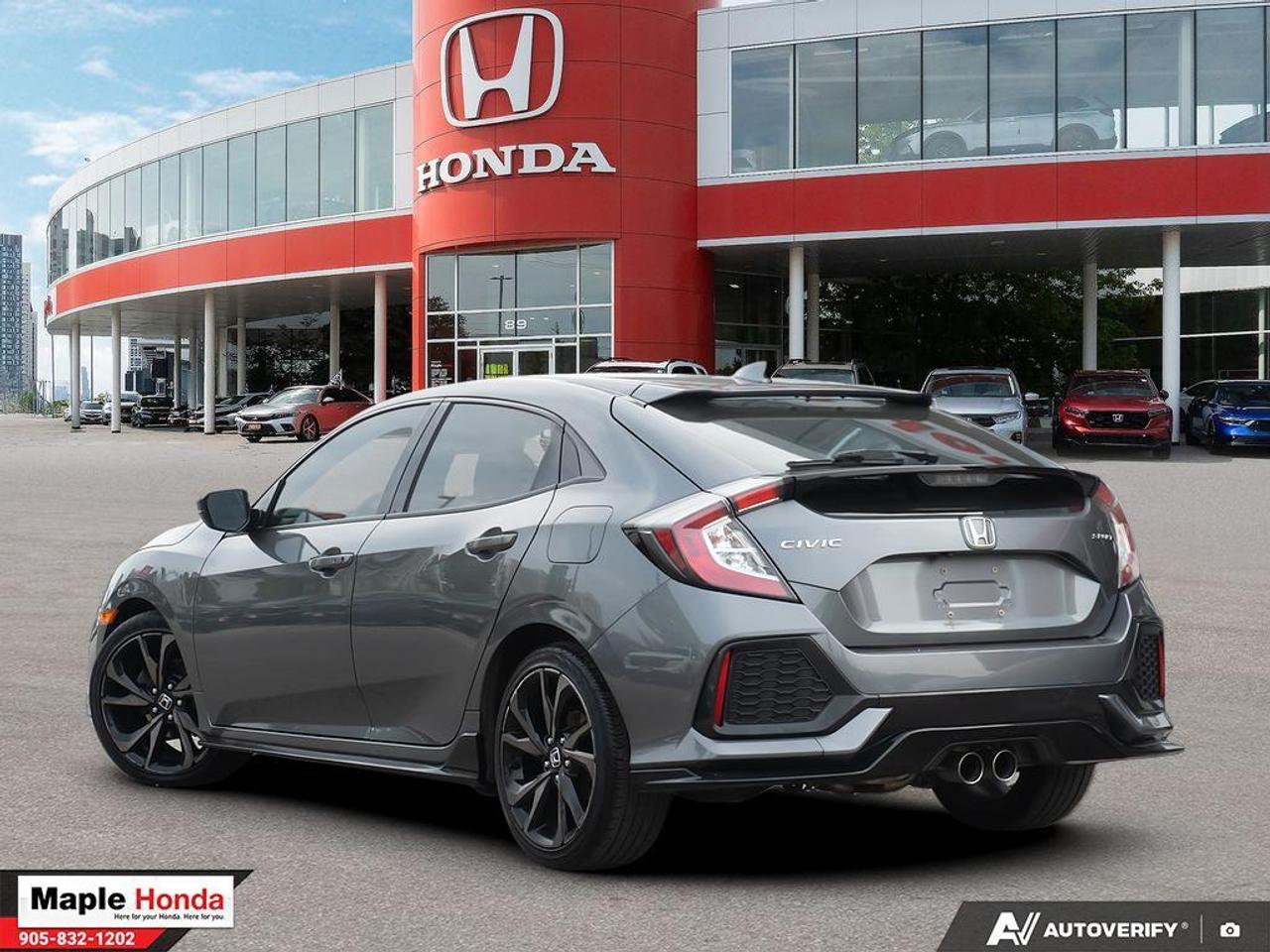 2019 Honda Civic Hatchback Sunroof| Honda Lane Watch| Honda Sensing| Apple Ca Photo3