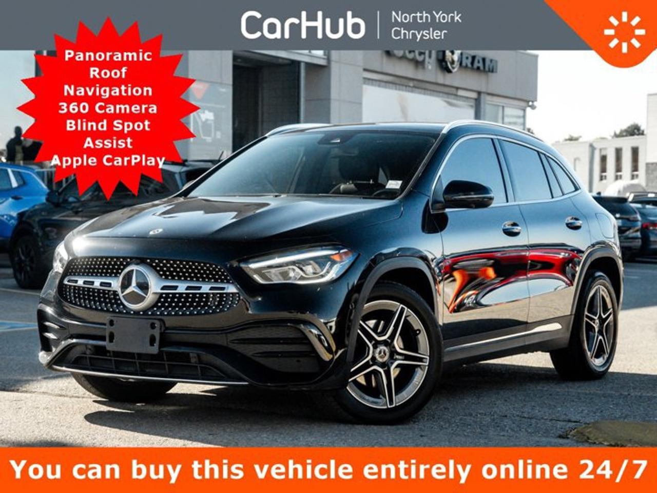 <p> This Mercedes-Benz GLA boasts a Intercooled Turbo Premium Unleaded I-4 2.0 L/121 engine powering this Automatic transmission. Window Grid Antenna, Wheels: 18 5-Twin-Spoke, Voice Activated Dual Zone Front Automatic Air Conditioning. <p> This Mercedes-Benz GLA Features the Following Options <br /> Urethane Gear Shifter Material, Trip Computer, Transmission: 8-Speed DCT Auto-Shift Manual, Transmission w/Driver Selectable Mode and Oil Cooler, Tracker System, Touchpad, Tires: 18, Tire Specific Low Tire Pressure Warning, Tailgate/Rear Door Lock Included w/Power Door Locks, Strut Front Suspension w/Coil Springs. </p> <p>Drive Happy with CarHub<br>*** All-inclusive, upfront prices -- no haggling, negotiations, pressure, or games*** Purchase or lease a vehicle and receive a $1000 CarHub Rewards card for service.  *** Purchase this vehicle fully online on CarHub websites</p> <p>Transparency Statement<br>USED VEHICLES:Online prices and payments are for finance purchases  please note there is a $850 safety certification fee. if not Certified, then as per OMVIC Regulations the vehicle is deemed to be not drivable and Not Certified. Cash purchases for used vehicles have a $2,350 surcharge which includes the safety certification (the finance price + $2,350).NEW VEHICLES:New financed vehicles are subject to an $ 850 Processing Fee. New cars priced at over $100,000 including add-ons or accessories are subject to the additional federal luxury tax.While every effort is taken to avoid errors, technical or human error can occur, so please confirm vehicle features, options, materials, and other specs with your CarHub representative. This can easily be done by calling us or by visiting us at the dealership. CarHub used vehicles come standard with 1 key. If we receive more than one key from the previous owner, we include them with the vehicle. Additional keys may be purchased at the time of sale. Ask your Product Advisor for more details. Payments are only estimates derived from a standard term/rate on approved credit. Terms, rates and payments may vary. Prices, rates and payments are subject to change without notice. Please see our website for more details.</p>