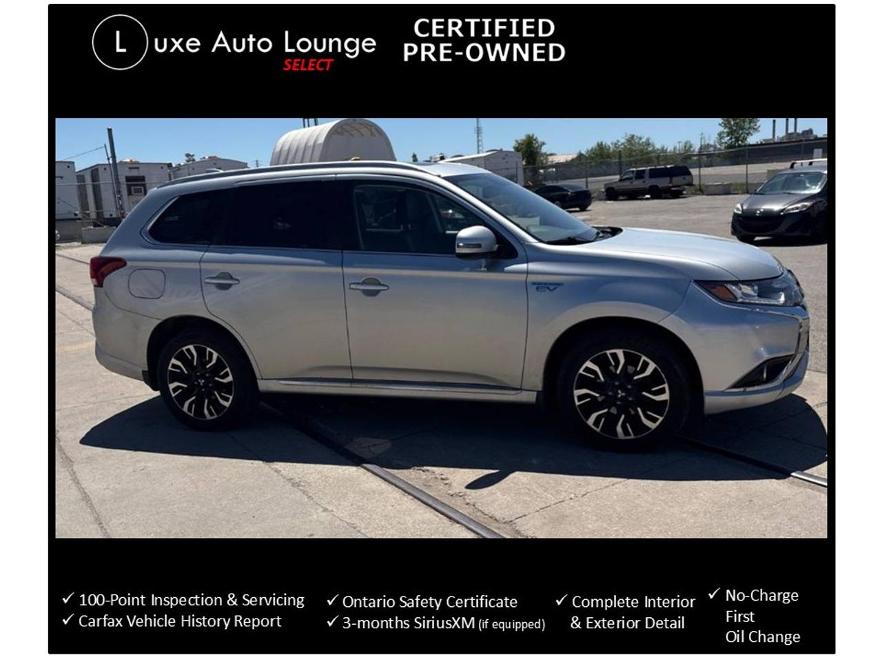 2018 Mitsubishi Outlander PHEV SEL PHEV! LEATHER, SUNROOF, HEATED SEATS, LOADED!