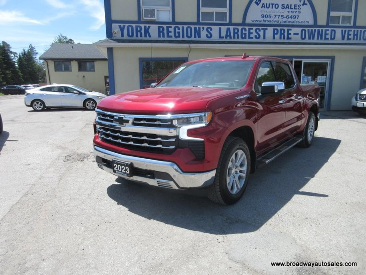 2023 Chevrolet Silverado 1500 LOADED LTZ-EDITION 5 PASSENGER 5.3L - V8.. 4X4.. CREW-CAB.. SHORTY.. NAVIGATION.. LEATHER.. HEATED SEATS & WHEEL.. BACK-UP CAMERA.. BOSE AUDIO.. Photo2