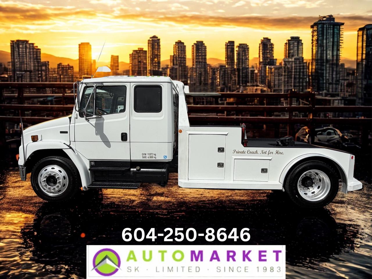 CALL OR TEXT KARL @ 6-0-4-2-5-0-8-6-4-6 FOR INFO & TO CONFIRM WHICH LOCATION.<br /><br />VERY NICE FREIGHTLINER FL60 THAT JUST HAD A COMMERICAL VEHICLE INSPECTION DONE! THIS ONE HAS THE ELECTRIC BED FOR COMFORT WHILE TRAVELING. AIR RIDE SEAT AND ALL THE BELLS AND WHISTLES THE BIG BOYS HAVE! PERFECT AS A TOY HAULER OR FOR TRANSPORTING CARS ETC. YOUR DREAM IS THE REALITY WITH THIS UNIT! 300 CAT ENGINE AND THE ALLISON TRANSMISSION, IT'S BUILT TO LAST!&nbsp;<br /><br />2 LOCATIONS TO SERVE YOU, BE SURE TO CALL FIRST TO CONFIRM WHERE THE VEHICLE IS.<br /><br />We are a family owned and operated business for 40 years. Since 1983 we have been committed to offering outstanding vehicles backed by exceptional customer service, now and in the future. Whatever your specific needs may be, we will custom tailor your purchase exactly how you want or need it to be. All you have to do is give us a call and we will happily walk you through all the steps with no stress and no pressure.<br /><br />&nbsp; &nbsp; &nbsp; &nbsp; &nbsp; &nbsp; &nbsp; &nbsp; &nbsp; &nbsp; &nbsp; &nbsp; &nbsp; &nbsp; &nbsp; &nbsp; &nbsp; &nbsp; &nbsp; &nbsp; &nbsp; &nbsp; WE ARE THE HOUSE OF YES!<br /><br />ADDITIONAL BENEFITS WHEN BUYING FROM SK AUTOMARKET:<br /><br />-ON SITE FINANCING THROUGH OUR 17 AFFILIATED BANKS AND VEHICLE&nbsp; &nbsp; &nbsp; &nbsp; &nbsp; &nbsp; &nbsp; &nbsp; &nbsp; &nbsp; &nbsp; &nbsp; &nbsp; &nbsp; &nbsp; &nbsp; &nbsp; &nbsp; &nbsp; &nbsp; &nbsp; &nbsp; &nbsp; &nbsp; &nbsp; &nbsp;FINANCE COMPANIES.<br />-IN HOUSE LEASE TO OWN PROGRAM.<br />-EVERY VEHICLE HAS UNDERGONE A 120 POINT COMPREHENSIVE INSPECTION.<br />-EVERY PURCHASE INCLUDES A FREE POWERTRAIN WARRANTY.<br />-EVERY VEHICLE INCLUDES A CARFAX AND ICBC DAMAGE REPORT.<br />-EVERY VEHICLE IS GUARANTEED LIEN FREE.<br />-DISCOUNTED RATES ON PARTS AND SERVICE FOR YOUR NEW CAR AND ANY OTHER&nbsp; &nbsp;FAMILY CARS THAT NEED WORK NOW AND IN THE FUTURE.<br />-43 YEARS IN THE VEHICLE SALES INDUSTRY.<br />-A+++ MEMBER OF THE BETTER BUSINESS BUREAU.<br />-RATED&nbsp;TOP DEALER BY CARGURUS 8 YEARS IN A ROW<br />-MEMBER&nbsp;IN GOOD STANDING WITH THE VEHICLE SALES AUTHORITY OF BRITISH&nbsp; &nbsp;COLUMBIA.<br />-MEMBER OF THE AUTOMOTIVE RETAILERS ASSOCIATION.<br />-COMMITTED CONTRIBUTOR TO OUR LOCAL COMMUNITY AND THE RESIDENTS OF BC.<br /> This vehicle has been Fully Inspected, Certified and Qualifies for Our Free Extended Warranty.Don't forget to ask about our Great Finance and Lease Rates. We also have a Options for Buy Here Pay Here and Lease to Own for Good Customers in Bad Situations. 2 locations to help you, White Rock and Langley. Be sure to call before you come to confirm the vehicles location and availability or look us up at www.automarketsales.com. White Rock 604-542-4970 and Langley 604-533-1310. Serving Surrey, Delta, Langley, Richmond, Vancouver, all of BC and western Canada. Financing & leasing available. CALL SK AUTOMARKET LTD. 6045424970. Call us toll-free at 1 877 813-6807. $999 Documentation fee (negotiable) and applicable taxes are in addition to advertised prices. LANGLEY LOCATION DEALER# 40038 S. SURREY LOCATION DEALER #9987