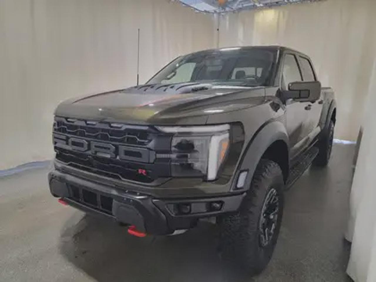 The all-new 2026 Ford F-150 Raptor R 803A is head turning in Shelter Green Metallic. This pickup comes with the impressive 5.2-liter supercharged V8 Engine. This beast of an engine produces a whopping 720 horsepower and 640 ft-lbs of torque. Whether your ready for the races or off roading, this one-of-a-kind vehicle is ready for the road.

Key Features:
Raptor R Unique 17 Forged Aluminum Beadlock Capable Wheels
Upgraded Dual Exhaust 
Raptor R Exterior Graphics
Ford Co-Pilot360 Assist 2.0
Mobile Office Package
Code Orange Raptor R Badging (Interior)
Modular Front Bumper
Unique Raptor R Carbon Fibre Appliques
Adaptive Cruise Control
360-Degreee Camera
Lane Centering Assist
Evasive Steering Assist
Front Parking Sensors
14 Speaker B&O Sound System
Connected Navigation
Remote Start System
Universal Garage Door Opener
Heated Steering Wheel
Memory Driver Seat
Heated And Ventilated Front Seats
Heated Rear Seats
Engine Block Heater
Twin Panel Moonroof

This vehicle comes with the All-Weather Packageready to take on any season!
Snow, rain, mud, or sunshinethis vehicle is built for it all! The All-Weather Package adds extra protection where it matters most, with premium mud flaps to shield your paint from road debris, all-weather floor mats to protect your interior from lifes messes, and Xpel paint protection to help guard against those infuriating rock chips. Drive with confidence, knowing your investment is protected from Reginas elements.

Bennett Dunlop Ford, proudly serving Regina for over 40 years, is conveniently located at 770 Broad Street. With over 3,500 Google reviews, our reputation reflects our commitment to providing a fast, easy, and enjoyable vehicle-buying experience. We eliminate the hassle with no admin or documentation fees, transparent upfront pricing that lets you shop with total confidence. But were more than just a dealershipwere driven to make a difference by supporting local community initiatives and events that matter to you. Visit Bennett Dunlop Ford today and experience why were Reginas trusted choice for quality vehicles, exceptional service, and a genuine commitment to driving change in our community!